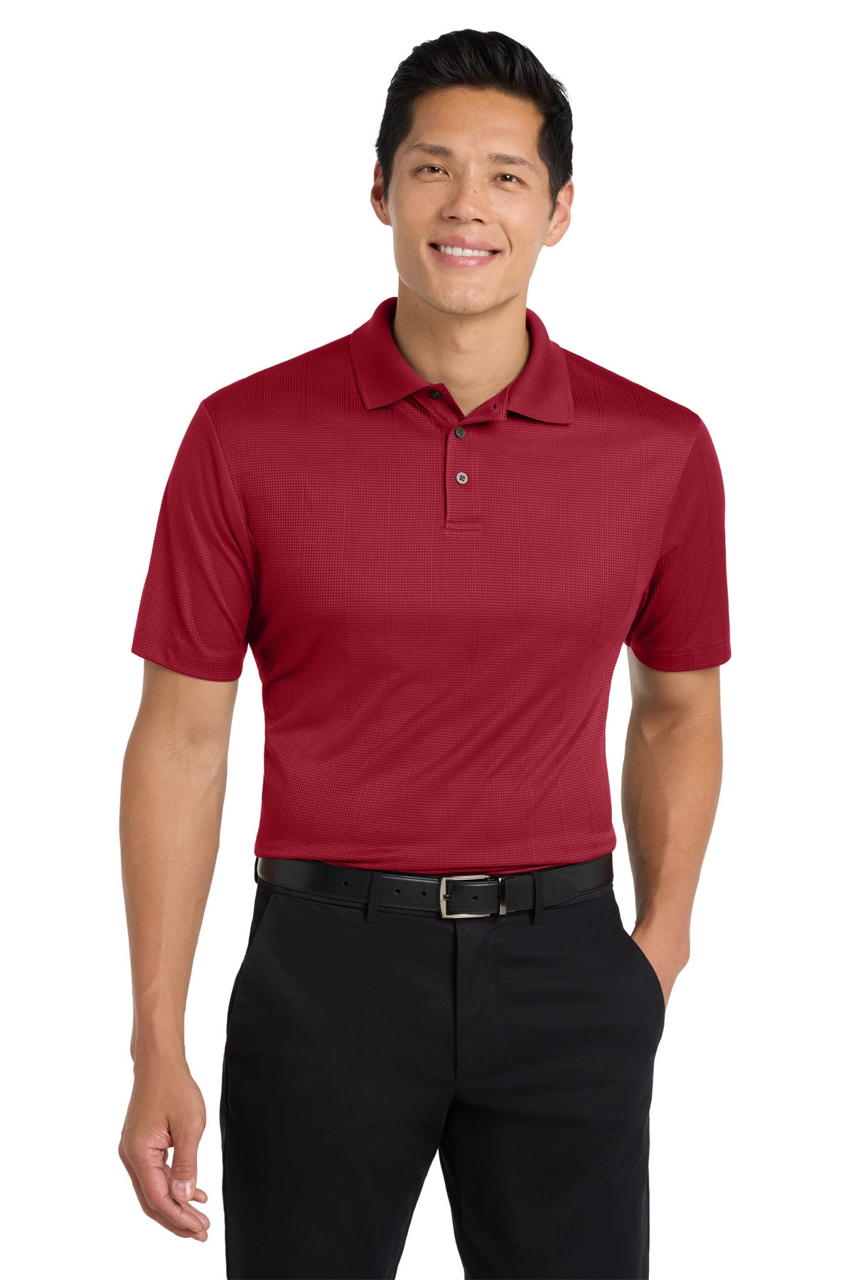 Custom Embroidery or DTF Print - Port Authority ® Performance Fine Jacquard Polo. K528