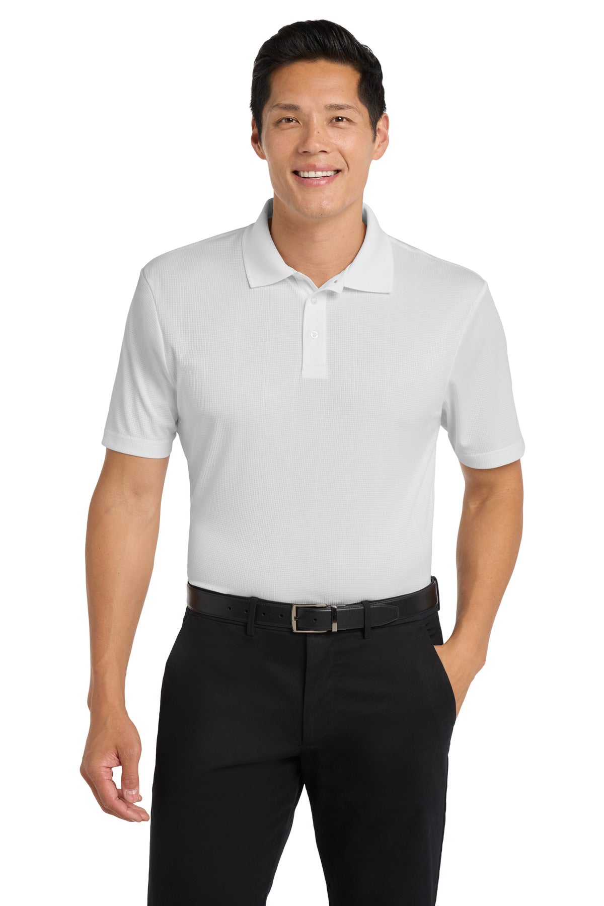 Custom Embroidery or DTF Print - Port Authority ® Performance Fine Jacquard Polo. K528