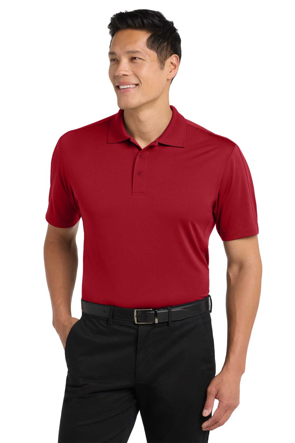 Custom Embroidery or DTF Print - Port Authority ® Diamond Jacquard Polo. K569
