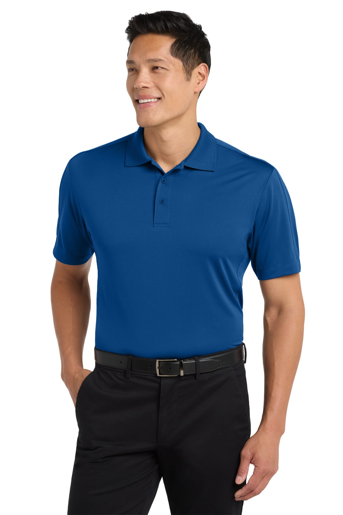 Custom Embroidery or DTF Print - Port Authority ® Diamond Jacquard Polo. K569