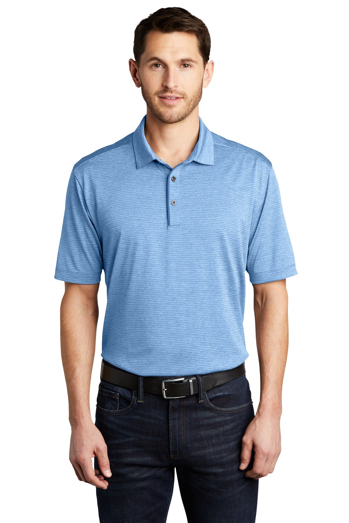 Custom Embroidered - Port Authority © Shadow Stripe Polo. K585