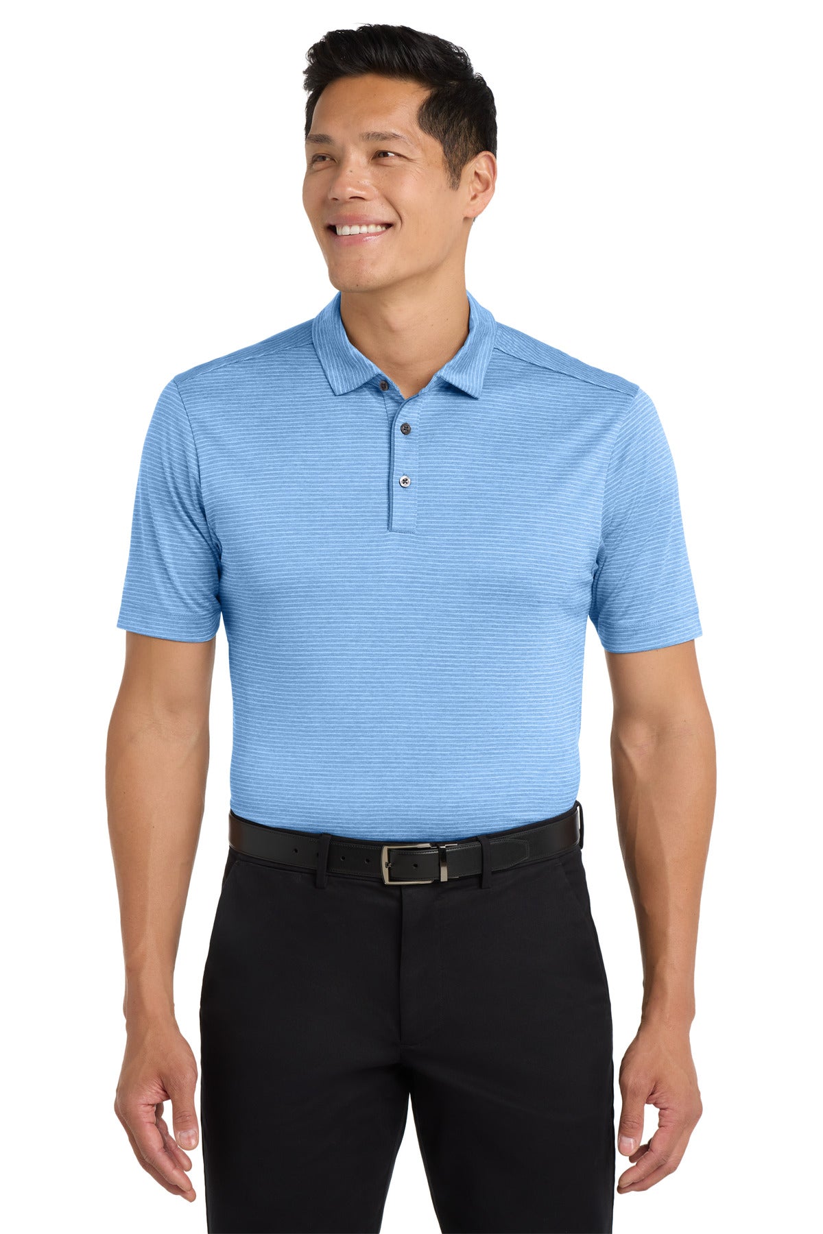 Custom Embroidery or DTF Print - Port Authority ® Shadow Stripe Polo. K585