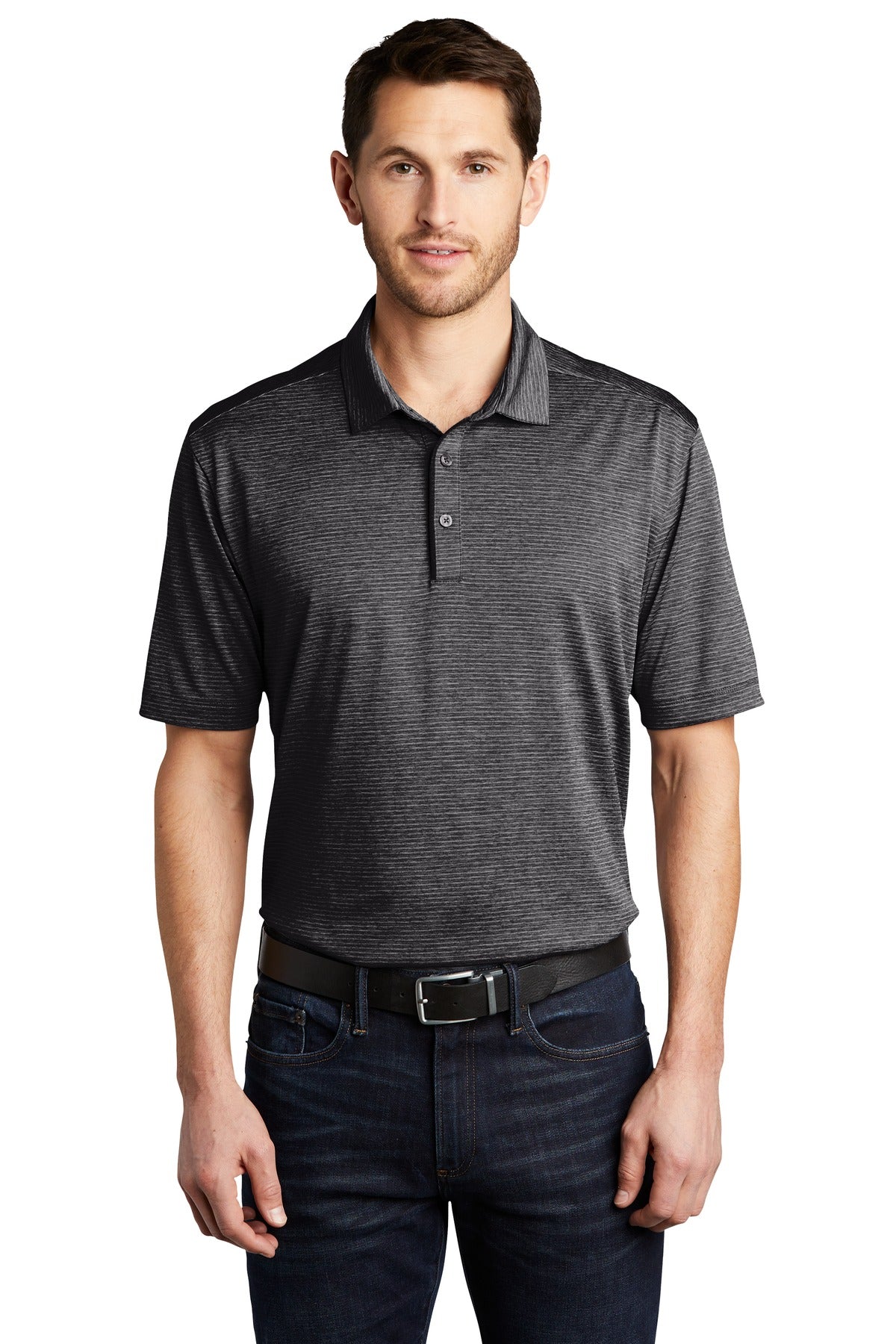 Custom Embroidered - Port Authority © Shadow Stripe Polo. K585