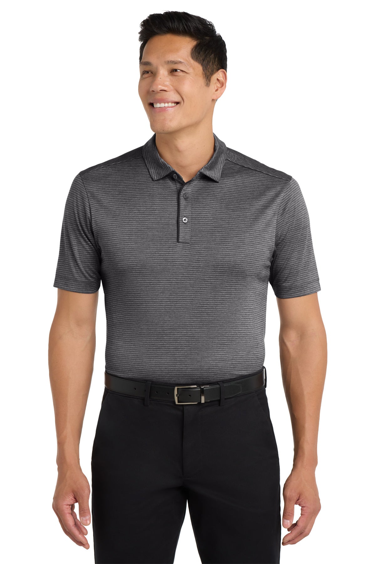 Custom Embroidery or DTF Print - Port Authority ® Shadow Stripe Polo. K585