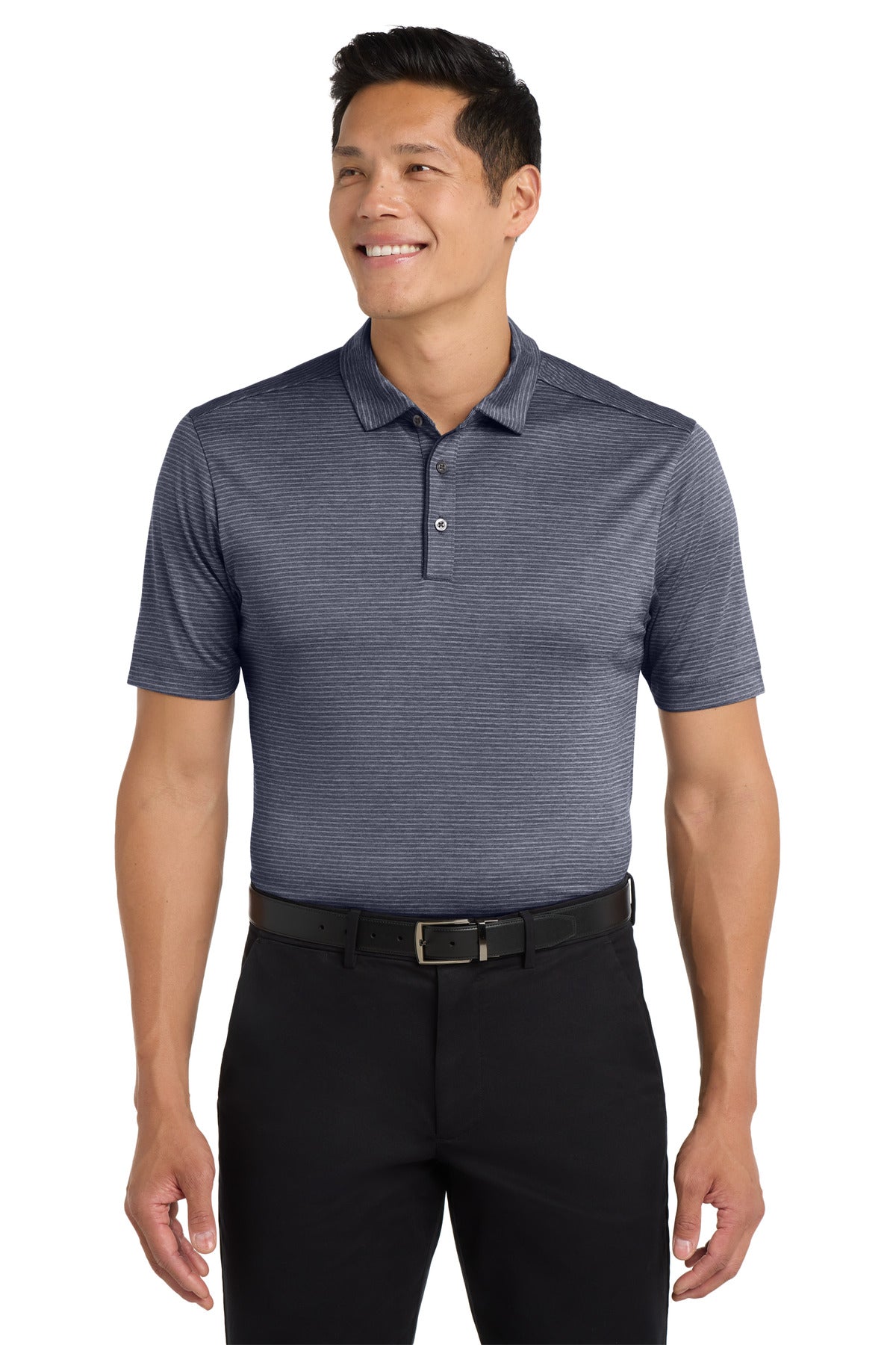 Custom Embroidery or DTF Print - Port Authority ® Shadow Stripe Polo. K585