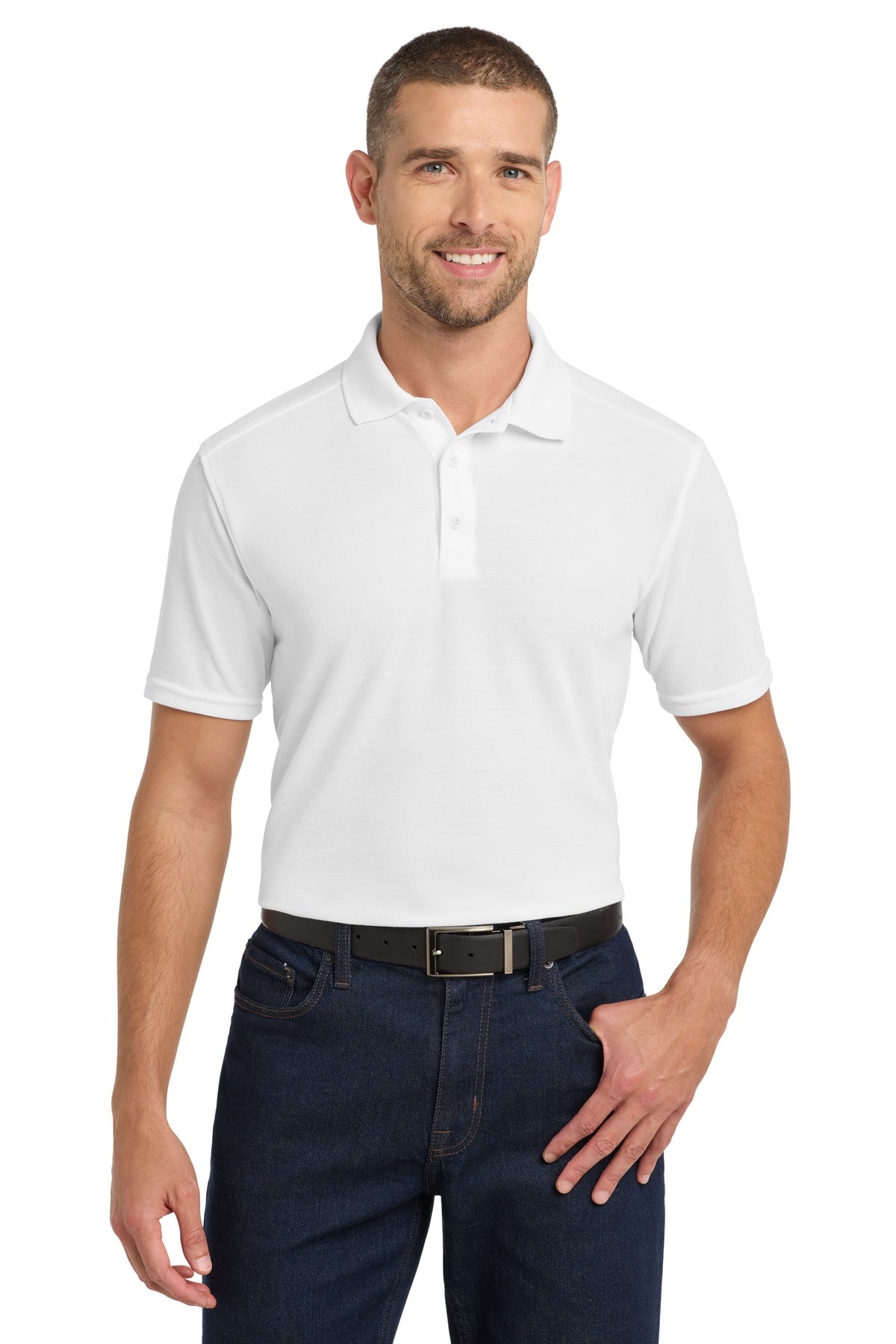 Custom Embroidery or DTF Print - Port Authority ® EZPerformance ™ Pique Polo. K600