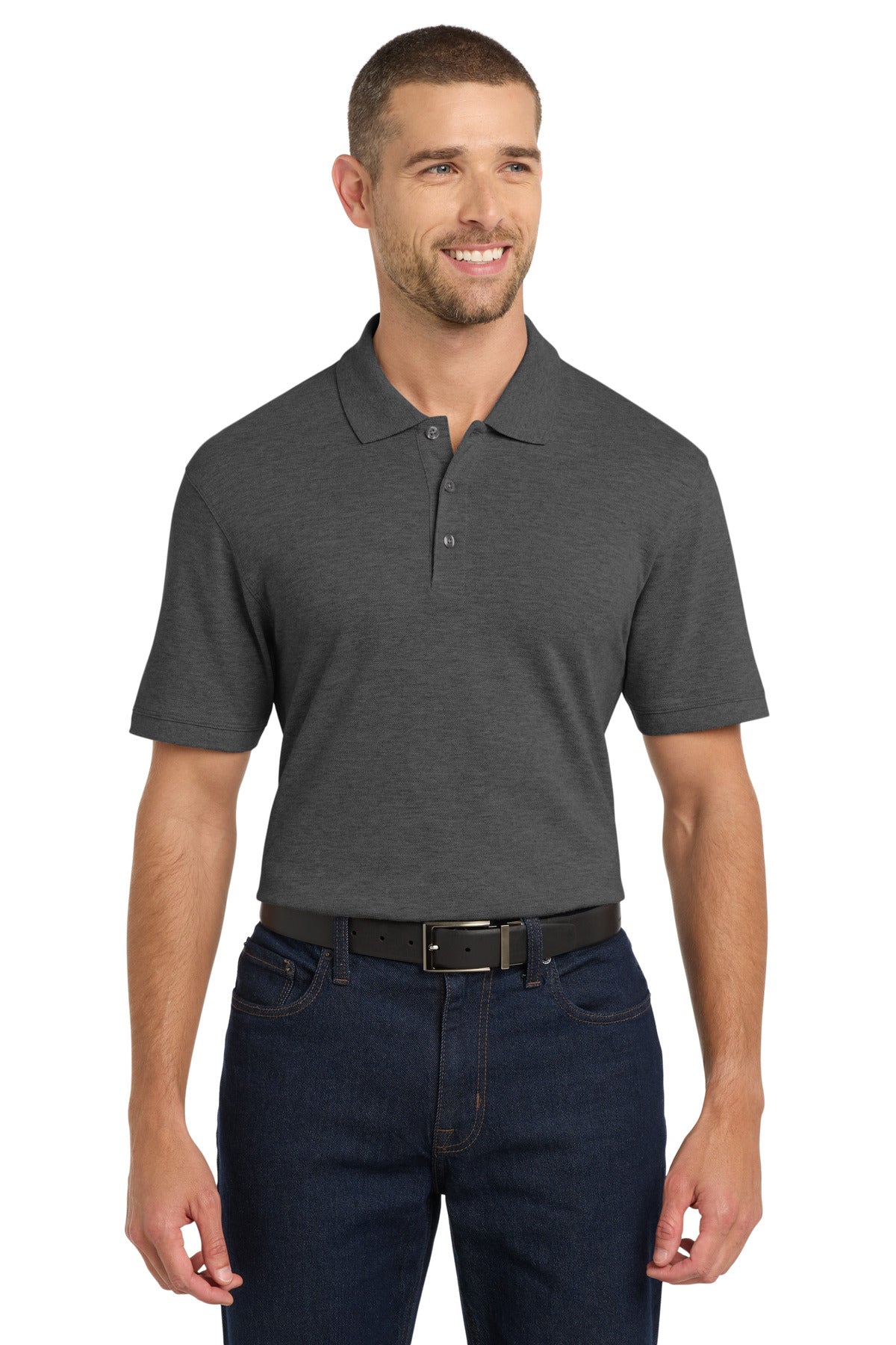 Custom Embroidery or DTF Print - Port Authority ® EZCotton ® Polo. K8000