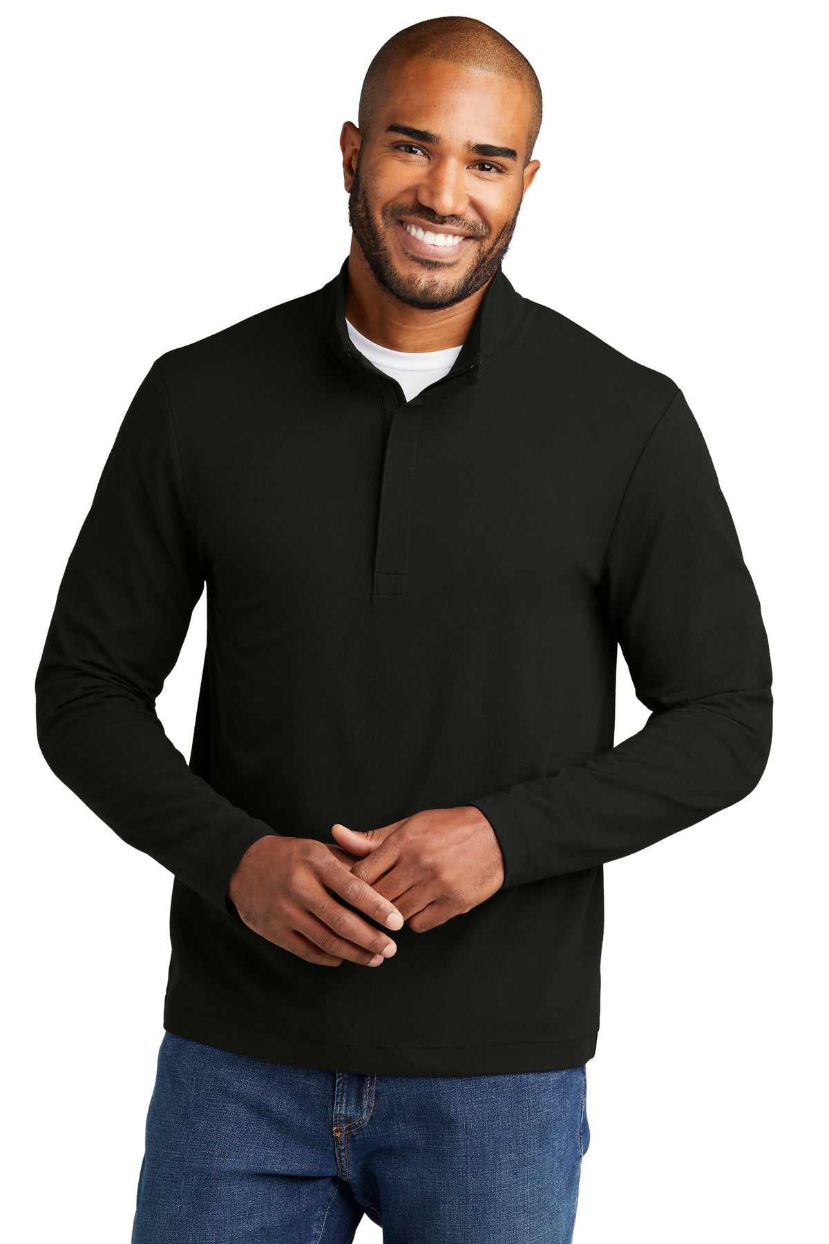 Custom Embroidered or DTF Print on Port Authority ® Fairway Stretch 1/4-Zip K829