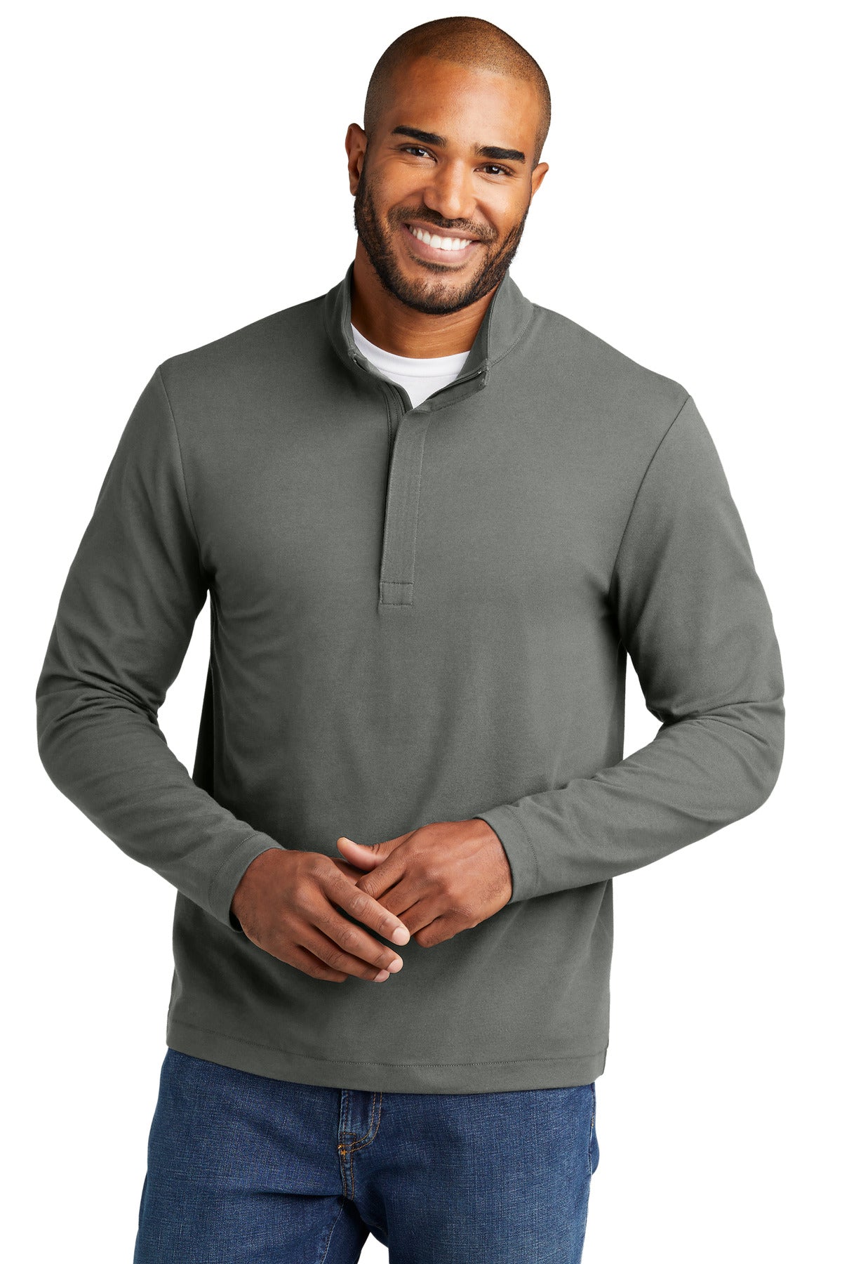 Custom Embroidered or DTF Print on Port Authority ® Fairway Stretch 1/4-Zip K829