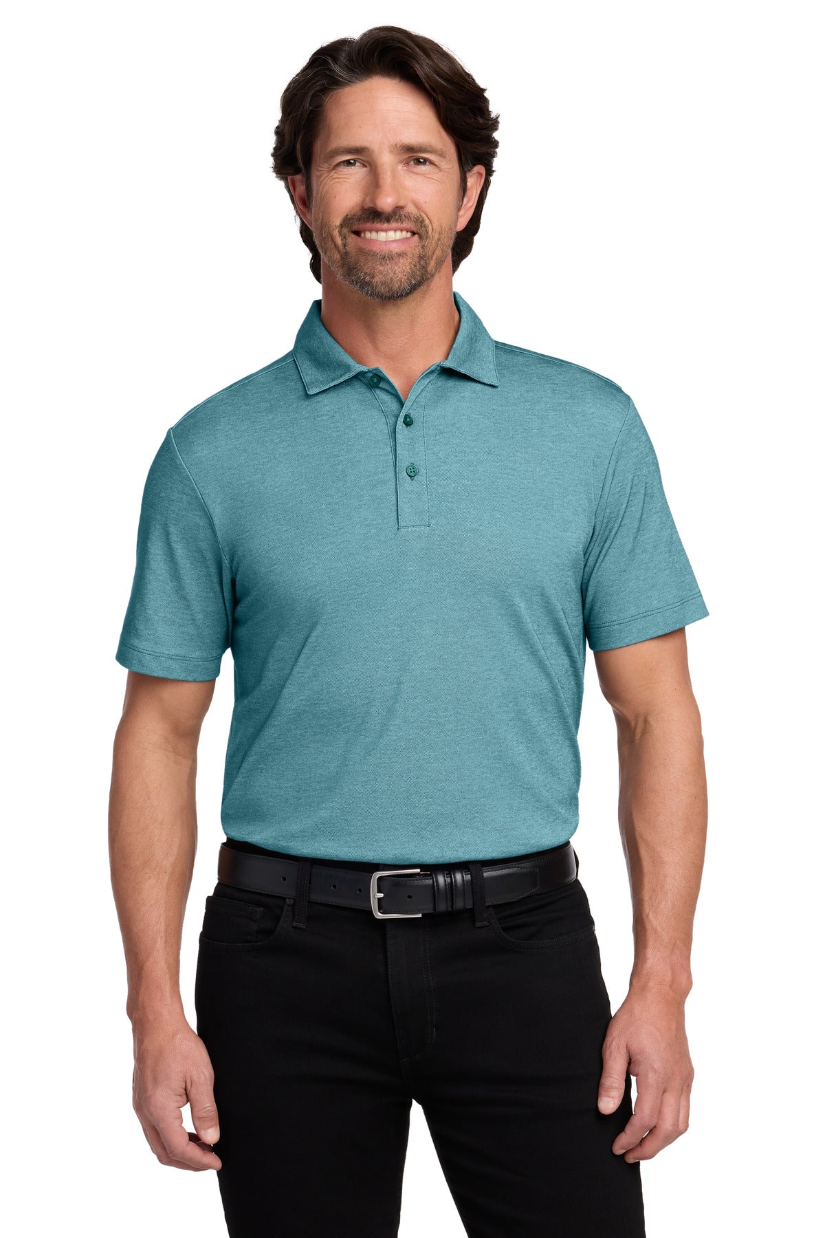 Custom Embroidery or DTF Print - Port Authority ® Fine Pique Blend Polo K830