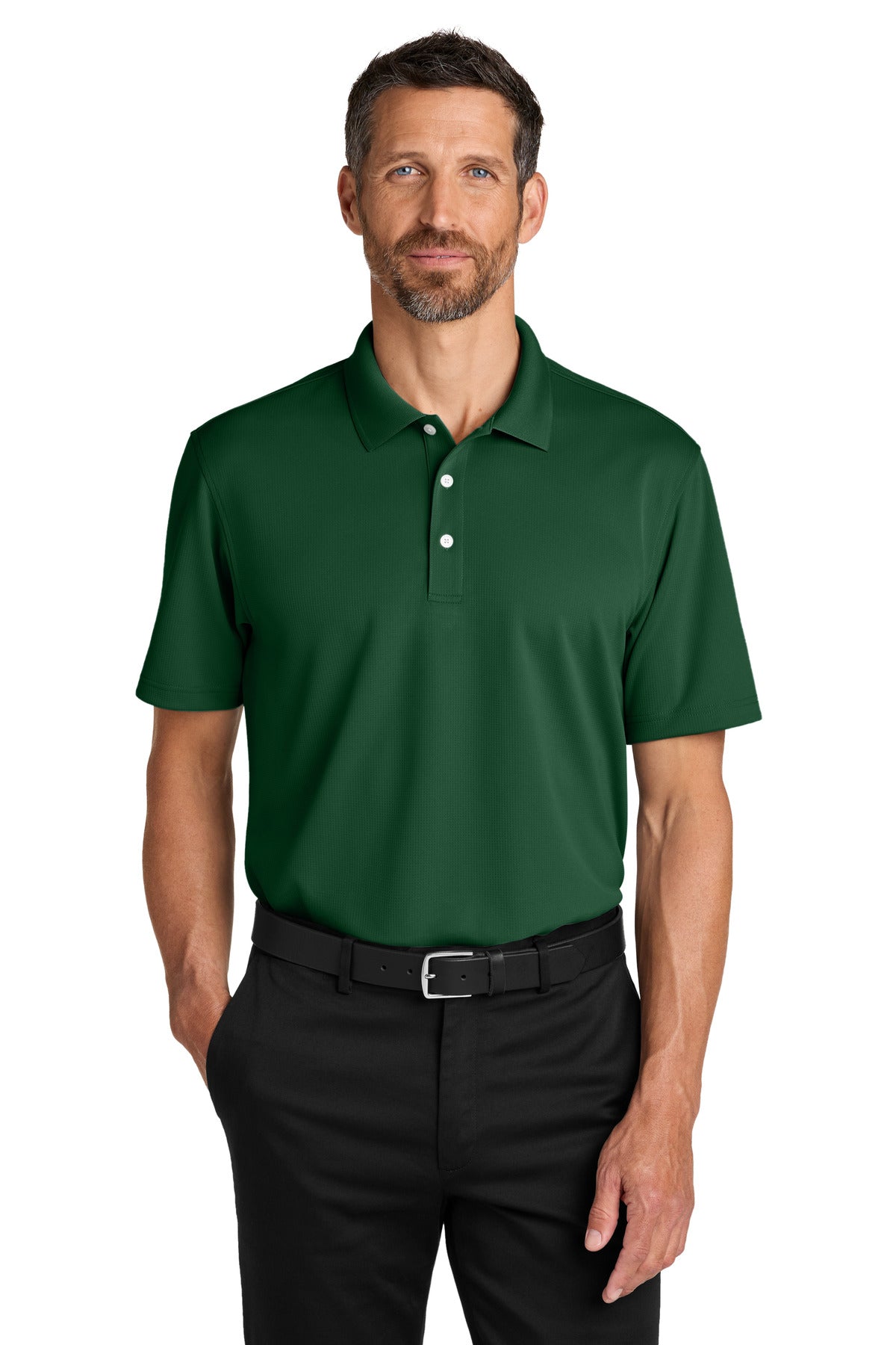 Custom Embroidery or DTF Print - Port Authority ® Dry Zone ® Stain-Release Grid Polo K845