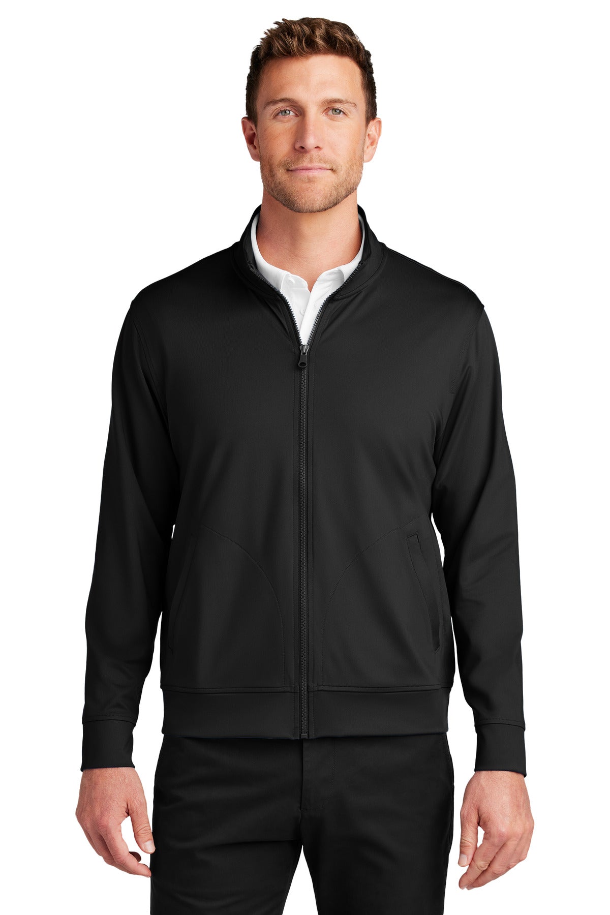 Custom Embroidered or DTF Print on Port Authority ® C-FREE ® Double Knit Full-Zip K881