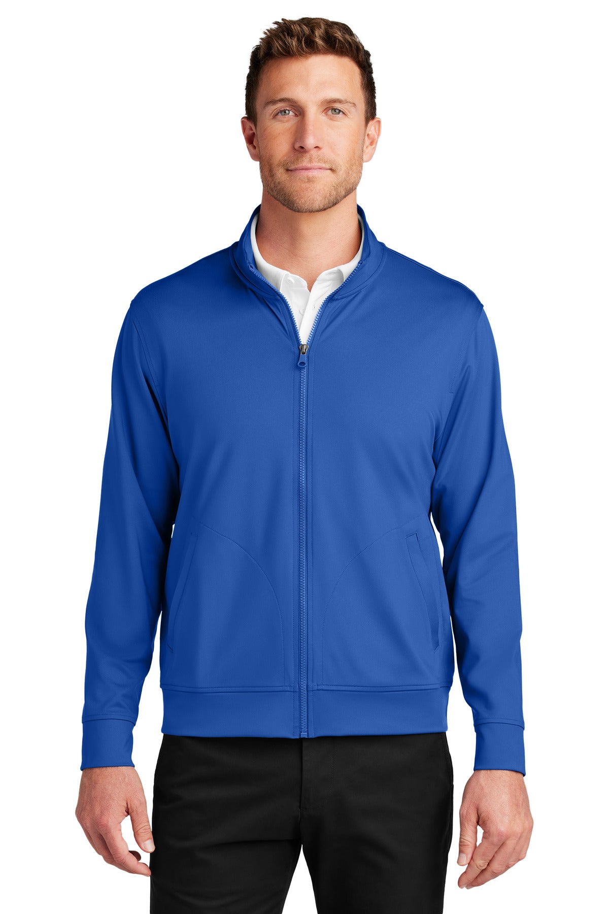 Custom Embroidery or DTF Print - Port Authority ® C-FREE ® Double Knit Full-Zip K881