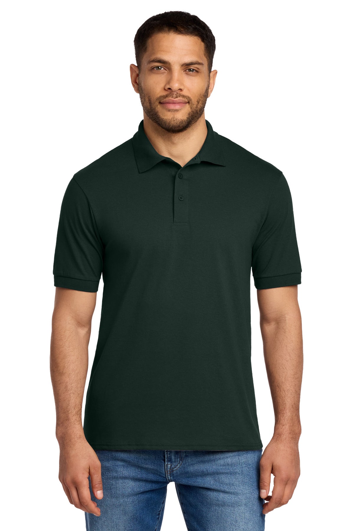 Custom Embroidery or DTF Print - Port & Co ® Core Blend Jersey Knit Polo. KP55