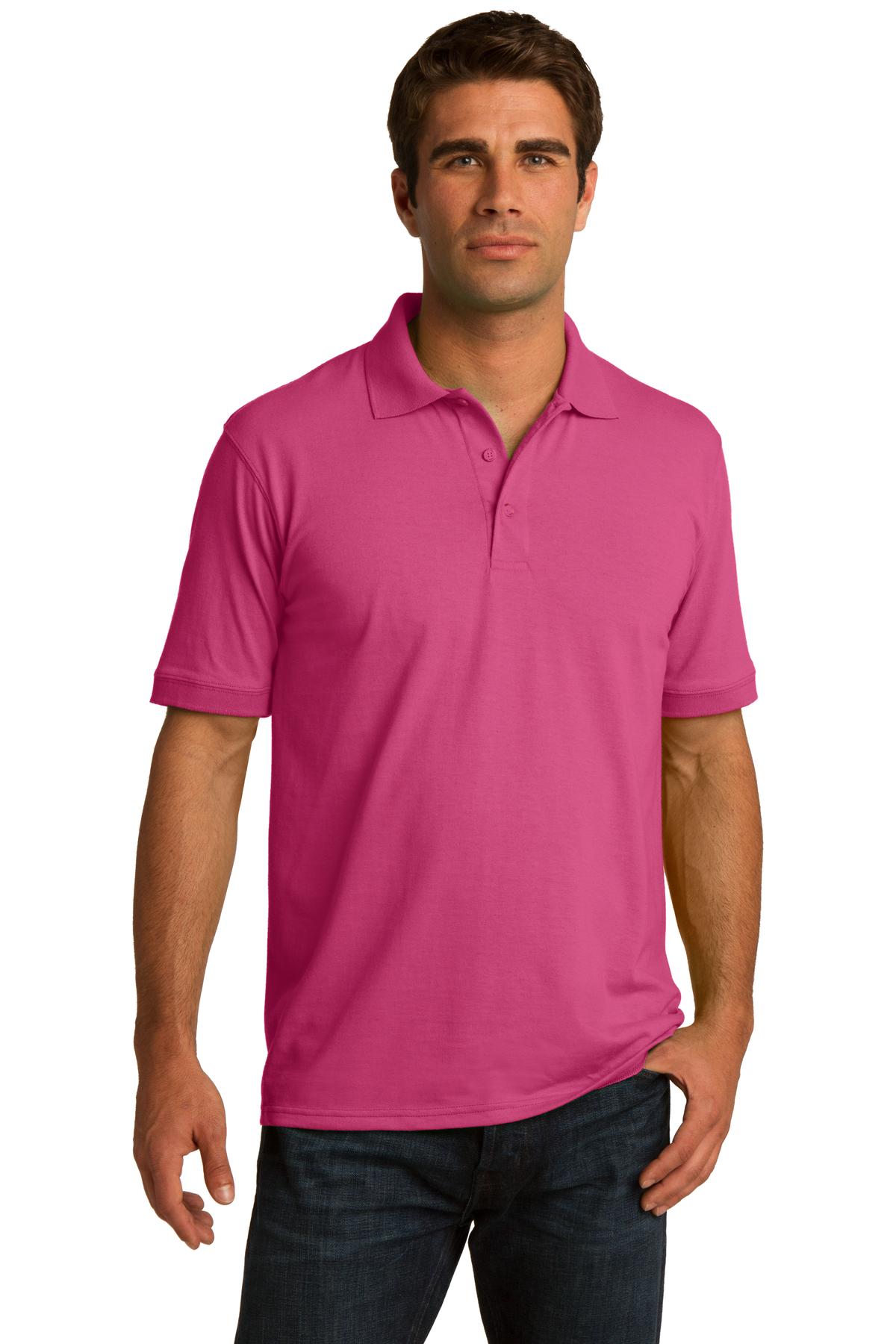 Custom Embroidered - Port & Company© Core Blend Jersey Knit Polo. KP55