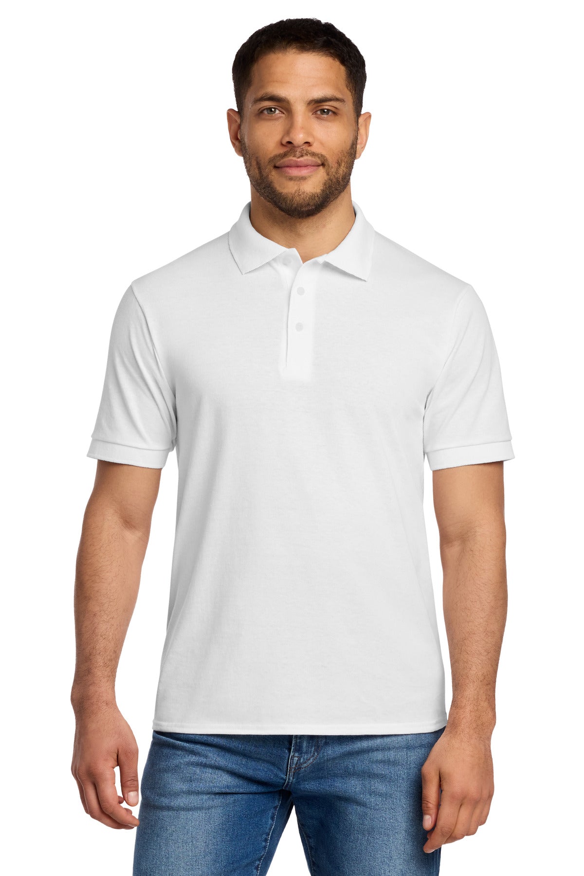 Custom Embroidery or DTF Print - Port & Co ® Tall Core Blend Jersey Knit Polo. KP55T
