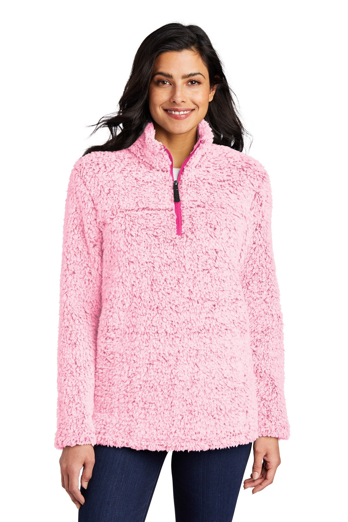 Custom Embroidery or DTF Print - Port Authority ® Women's Cozy 1/4-Zip Fleece L130