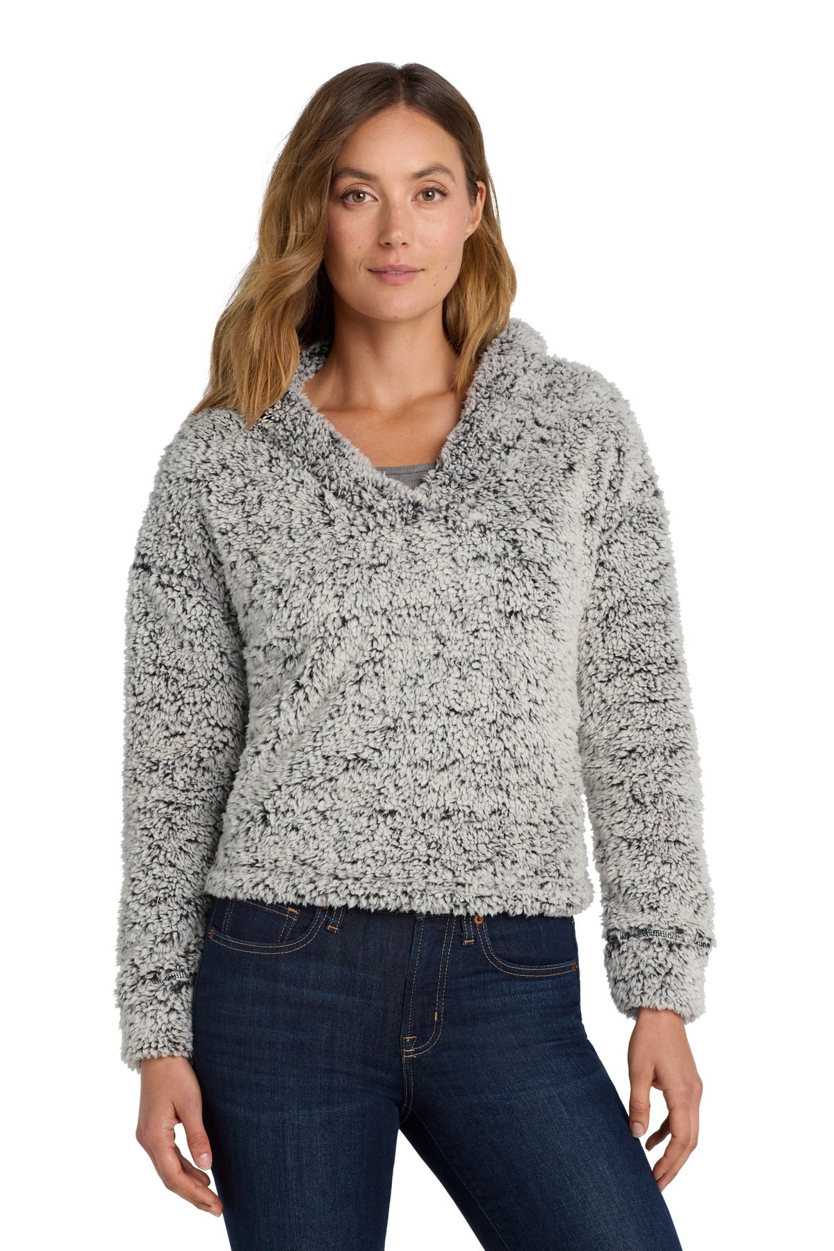 Custom Embroidered or DTF Print on Port Authority ® Women's Cozy Fleece Hoodie. L132