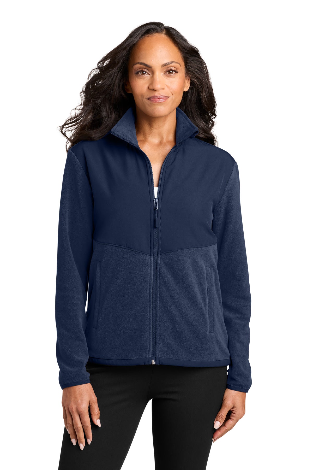 Custom Embroidery or DTF Print - Port Authority ® Women's Therma-Tek Fleece Jacket L180