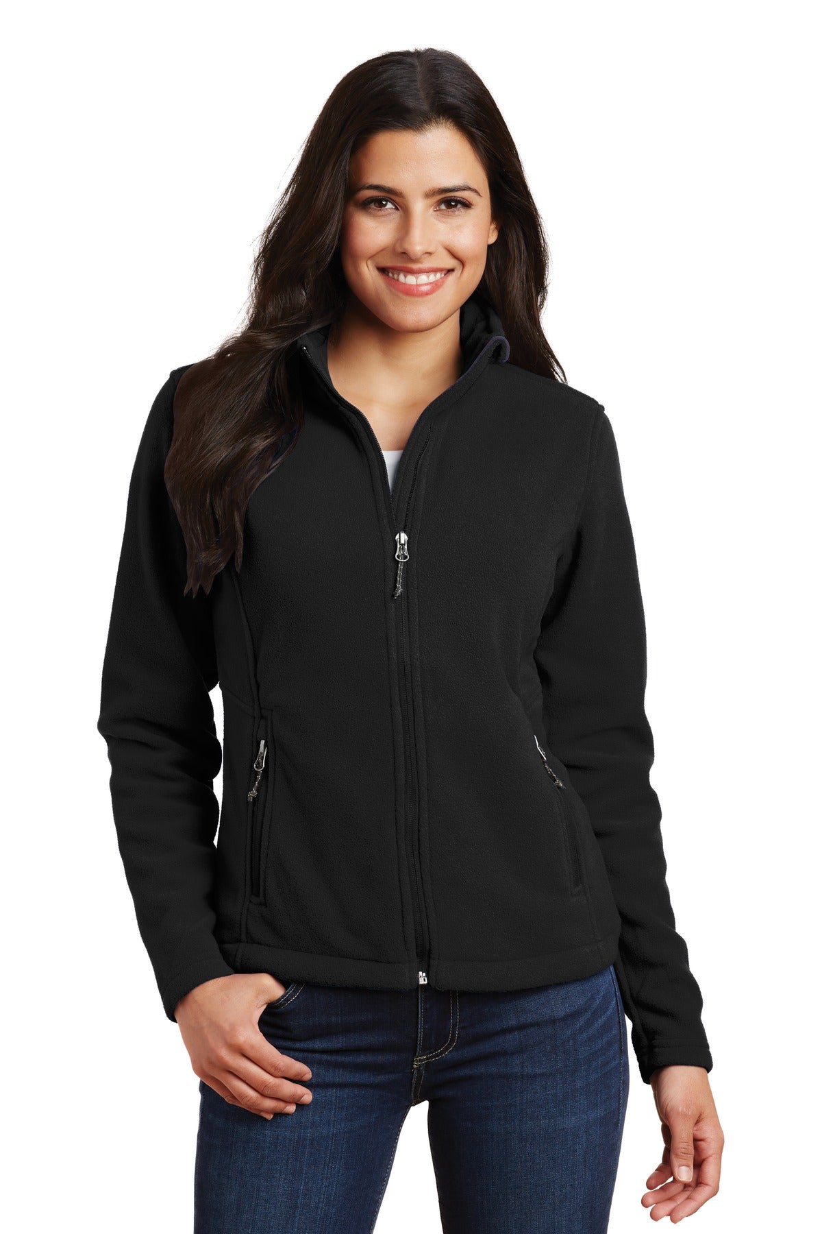 Custom Embroidery or DTF Print - Port Authority ® Women's Value Fleece Jacket. L217