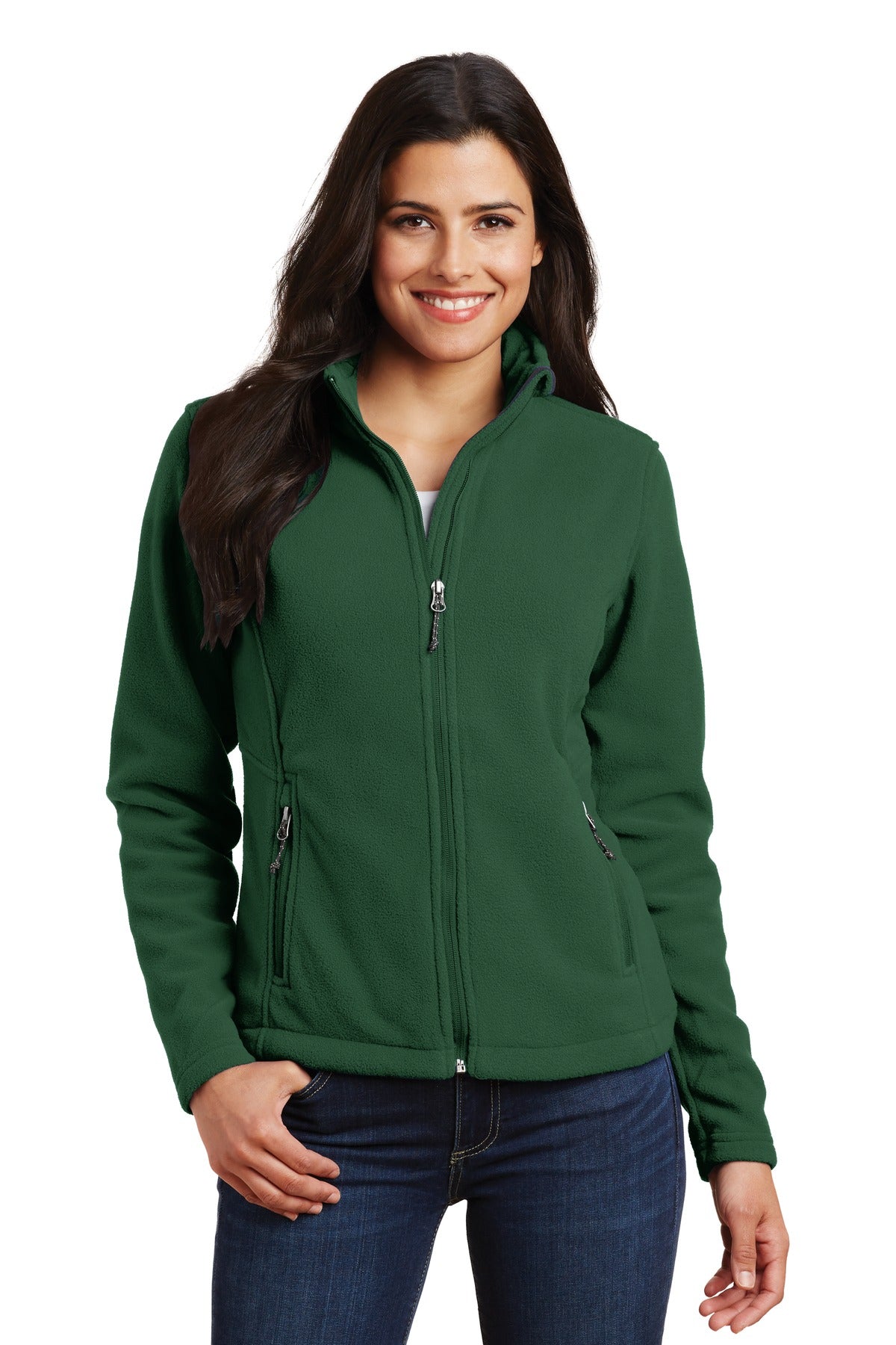Custom Embroidery or DTF Print - Port Authority ® Women's Value Fleece Jacket. L217