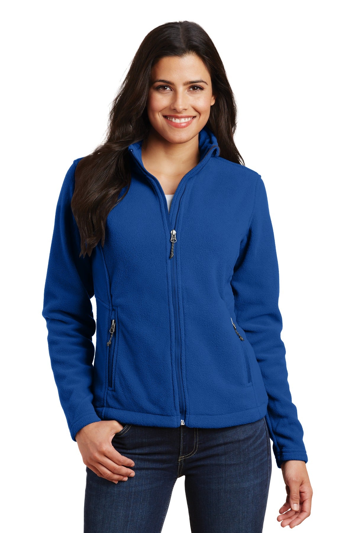 Custom Embroidery or DTF Print - Port Authority ® Women's Value Fleece Jacket. L217