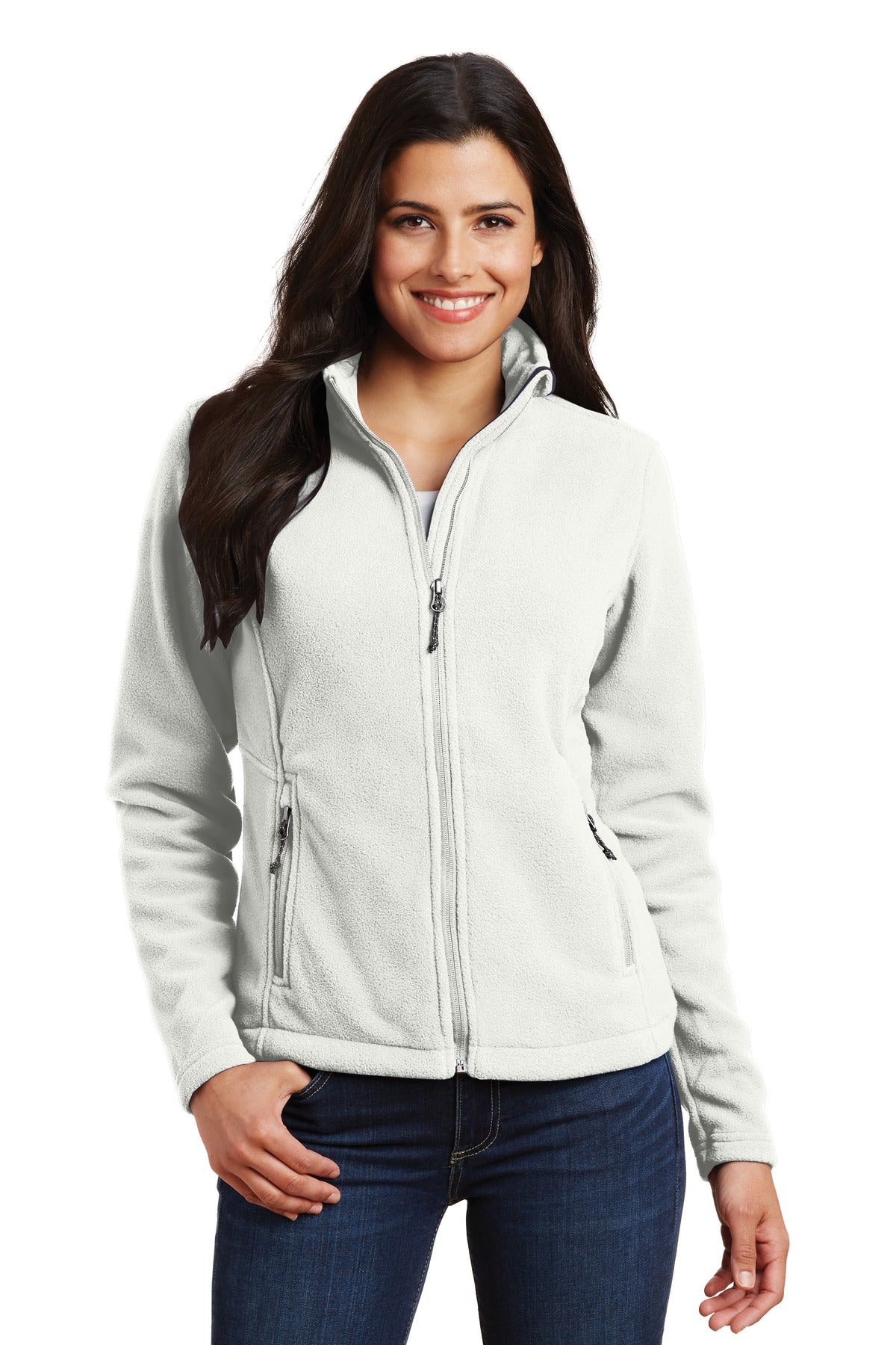 Custom Embroidery or DTF Print - Port Authority ® Women's Value Fleece Jacket. L217