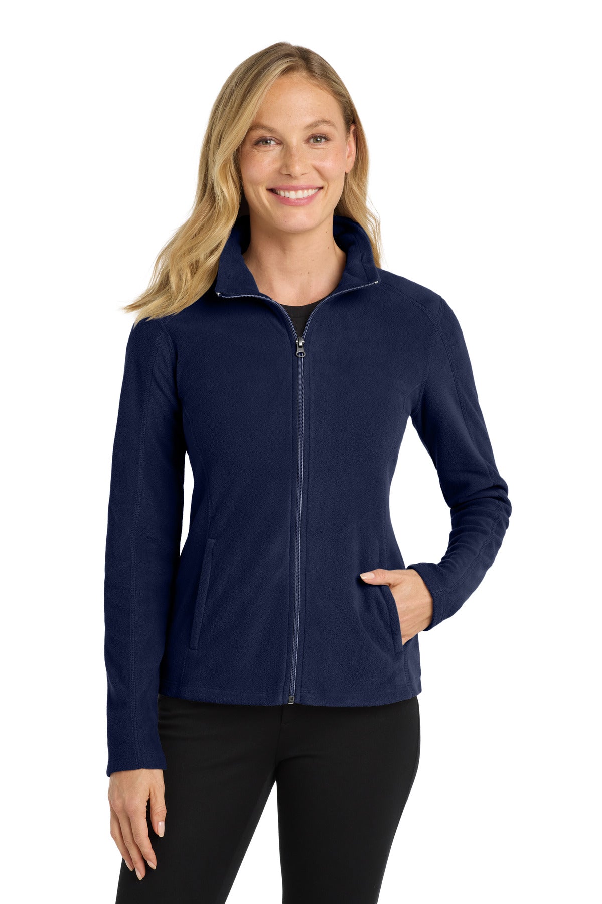Custom Embroidered - Port Authority® Women's Microfleece Jacket. L223