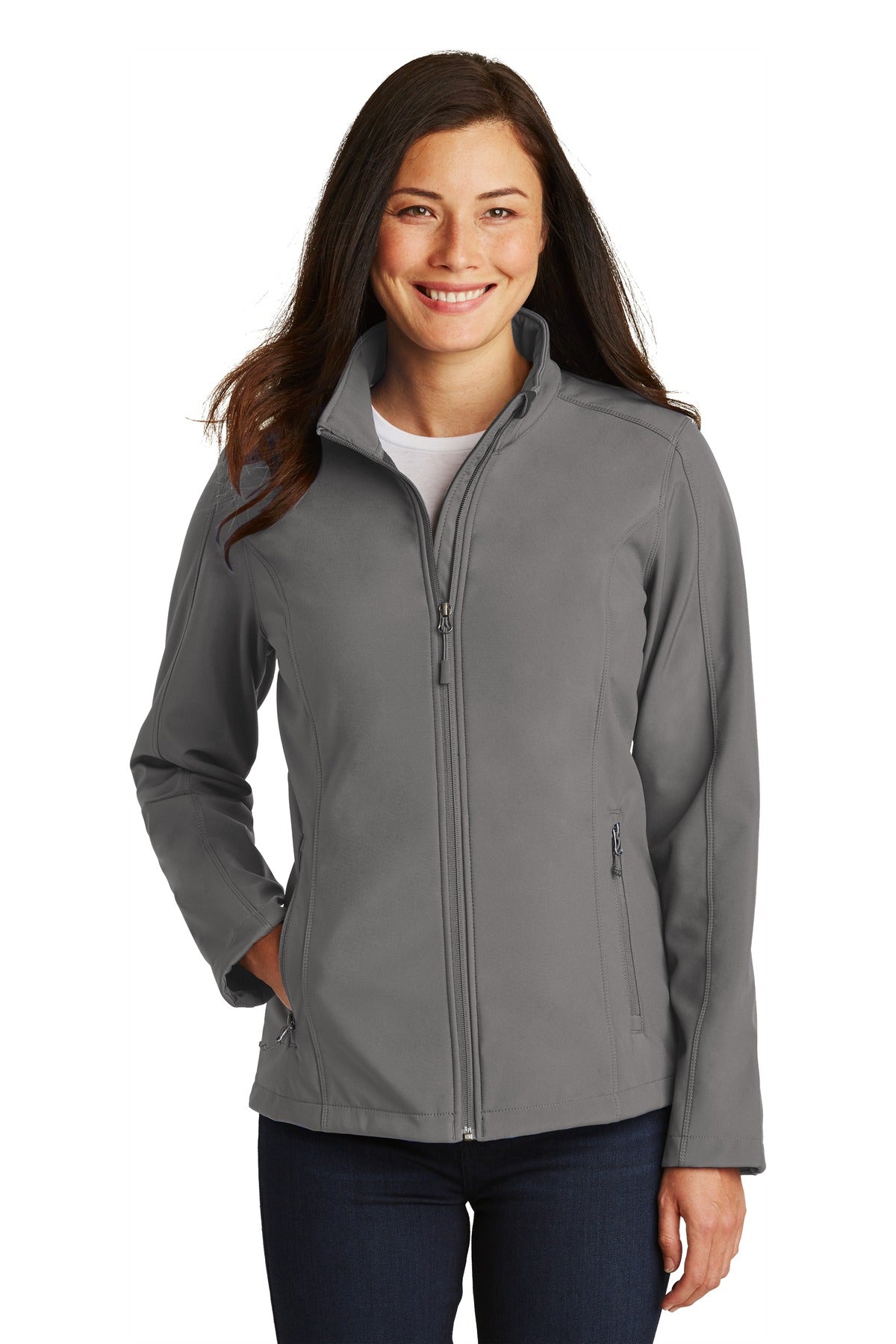 Custom Embroidered - Port Authority® Women's Core Soft Shell Jacket. L317