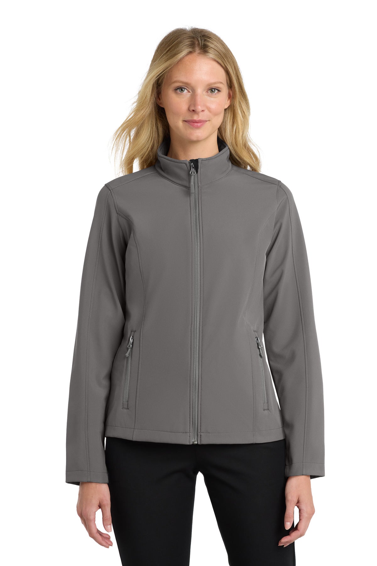 Custom Embroidery or DTF Print - Port Authority ® Women's Core Soft Shell Jacket. L317