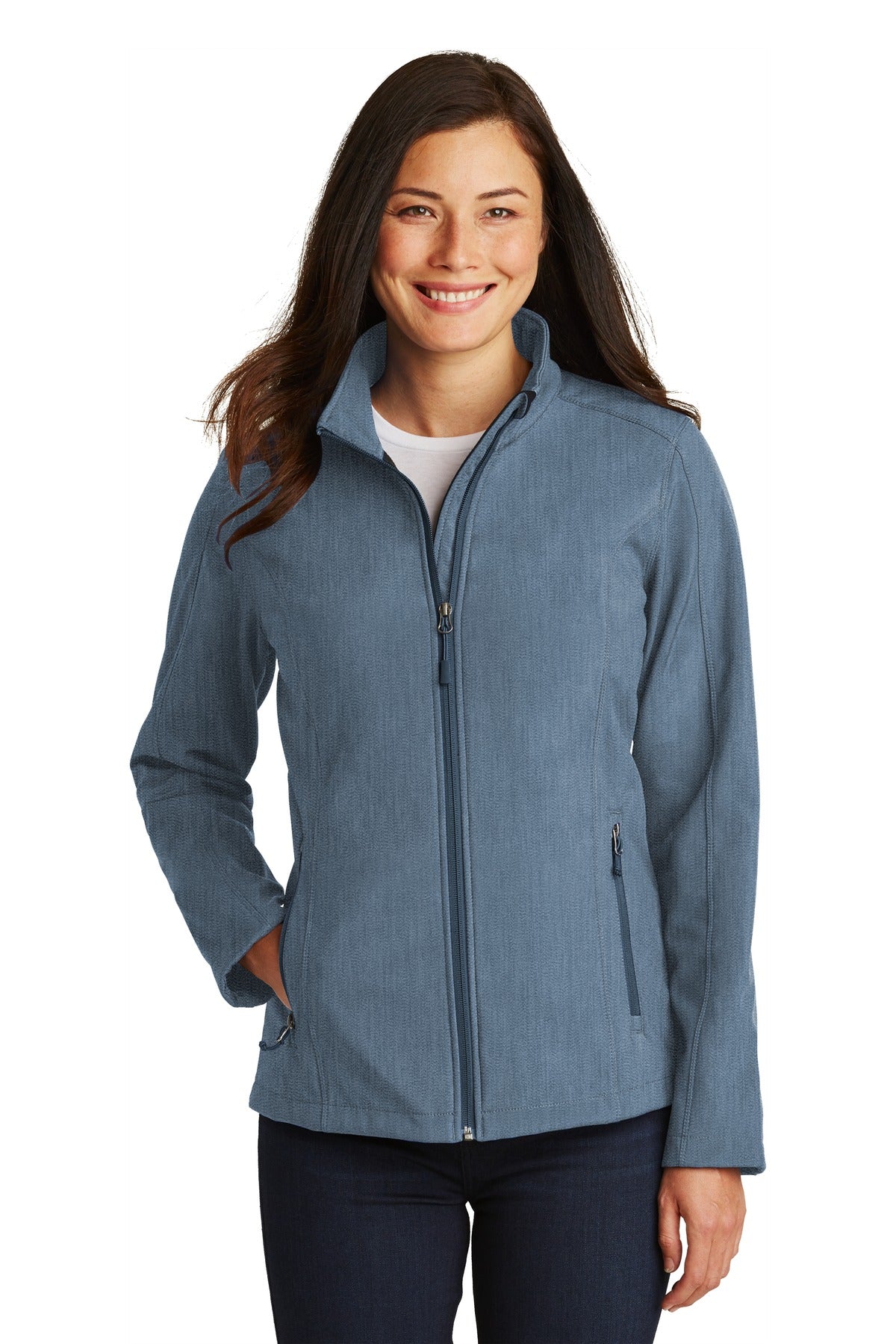 Custom Embroidered - Port Authority® Women's Core Soft Shell Jacket. L317