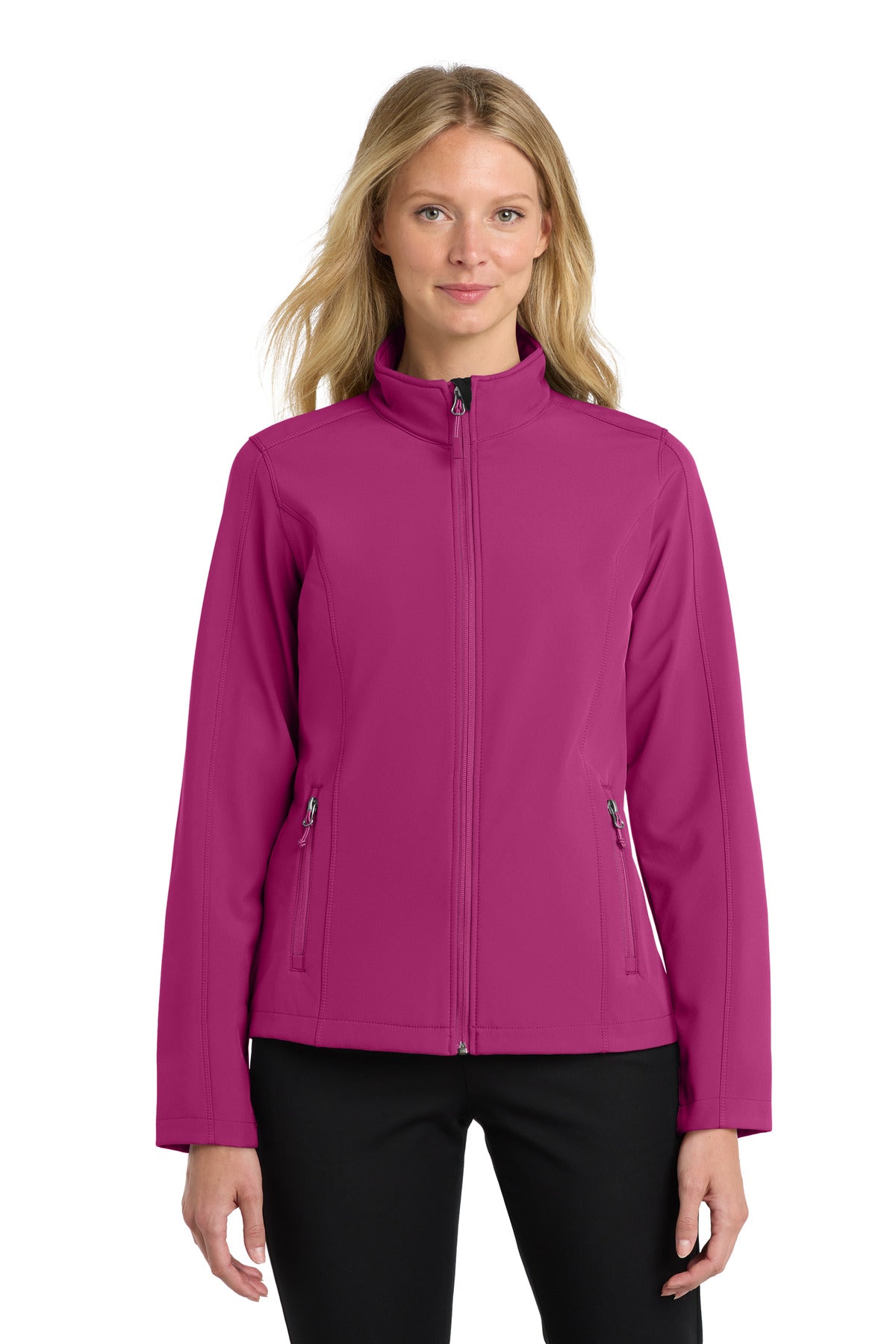 Custom Embroidery or DTF Print - Port Authority ® Women's Core Soft Shell Jacket. L317