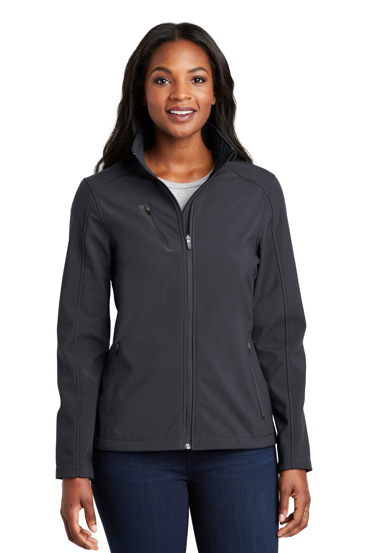 Custom Embroidered - Port Authority® Women's Welded Soft Shell Jacket. L324