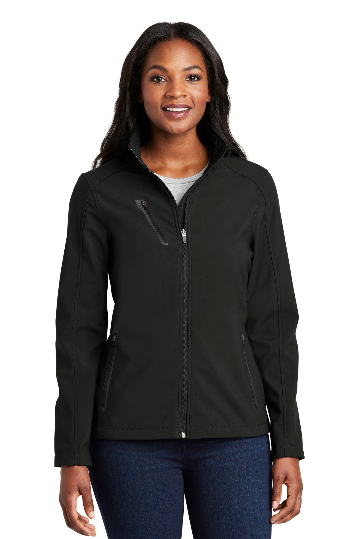 Custom Embroidered - Port Authority® Women's Welded Soft Shell Jacket. L324