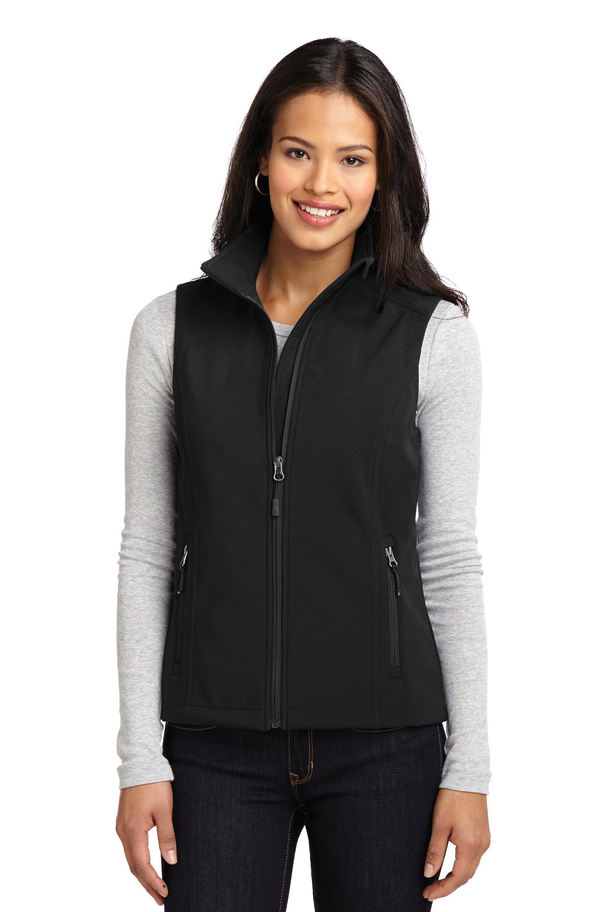 Custom Embroidery or DTF Print - Port Authority ® Women's Core Soft Shell Vest. L325