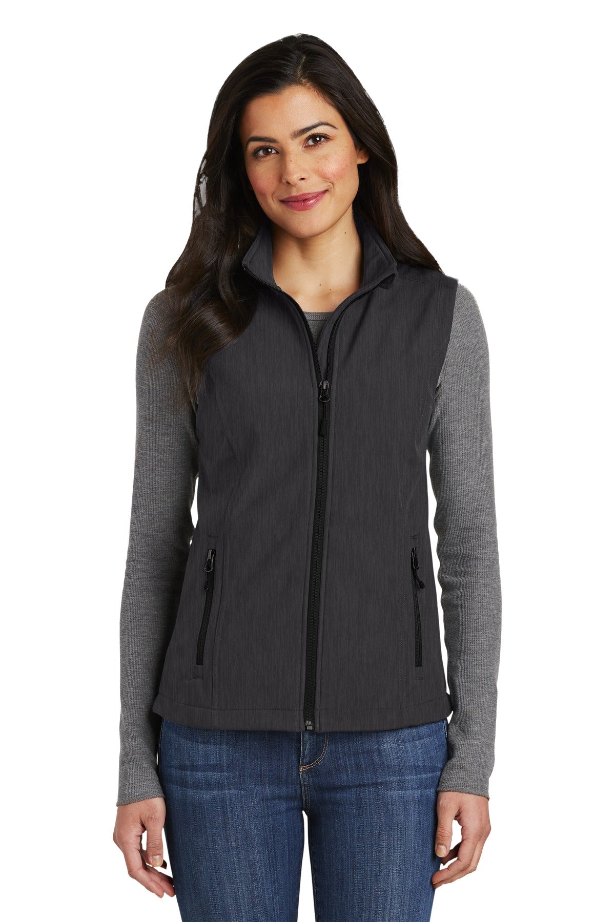 Custom Embroidered - Port Authority® Women's Core Soft Shell Vest. L325