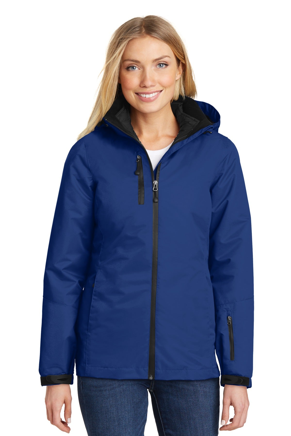 Custom Embroidery or DTF Print - Port Authority ® Women's Vortex Waterproof 3-in-1 Jacket. L332