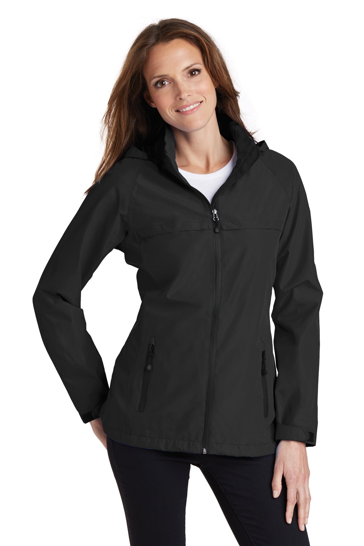 Custom Embroidery or DTF Print - Port Authority ® Women's Torrent Waterproof Jacket. L333