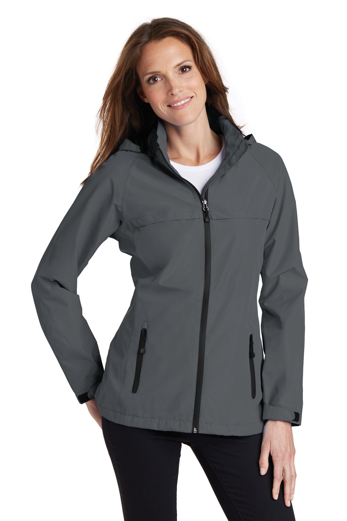 Custom Embroidery or DTF Print - Port Authority ® Women's Torrent Waterproof Jacket. L333
