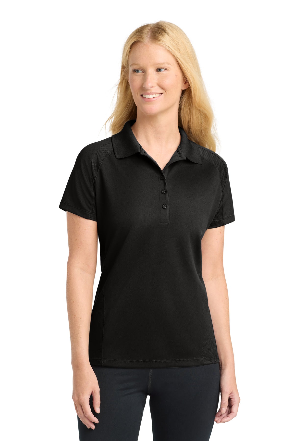 Custom Embroidery or DTF Print - Sport-Tek ® Women's Dri-Mesh ® Pro Polo. L474
