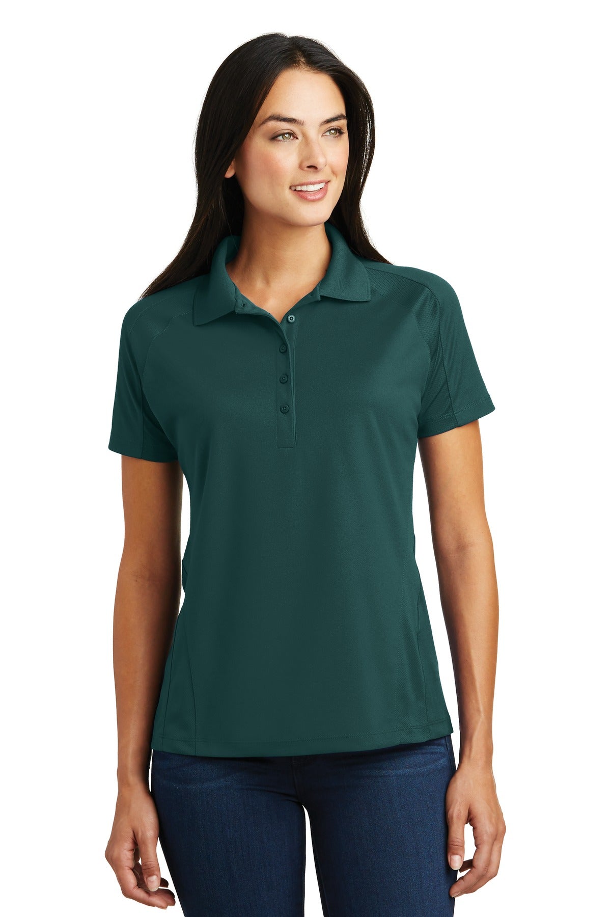 Custom Embroidered - Sport-Tek© Women's Dri-Mesh© Pro Polo. L474