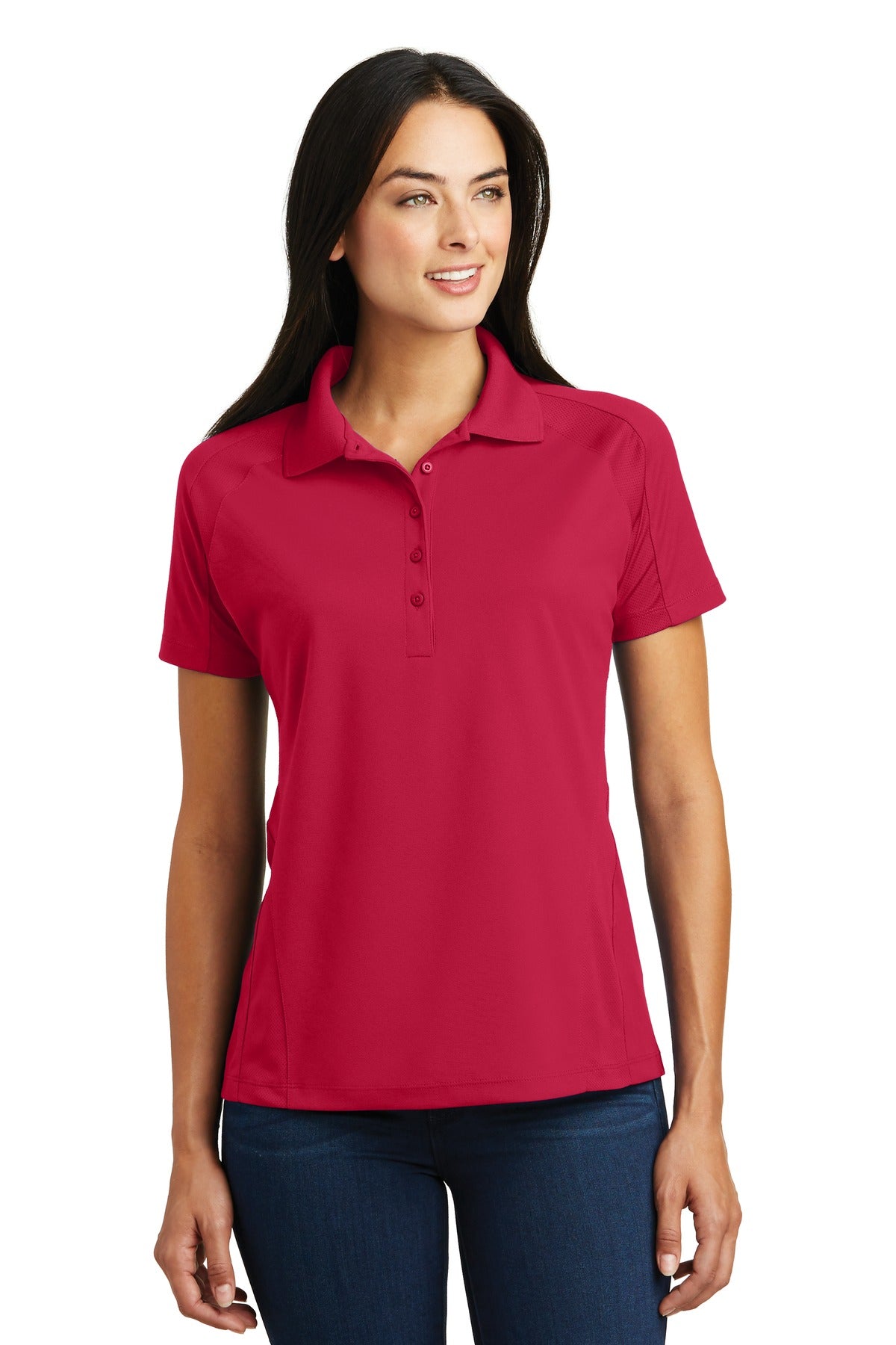 Custom Embroidered - Sport-Tek© Women's Dri-Mesh© Pro Polo. L474