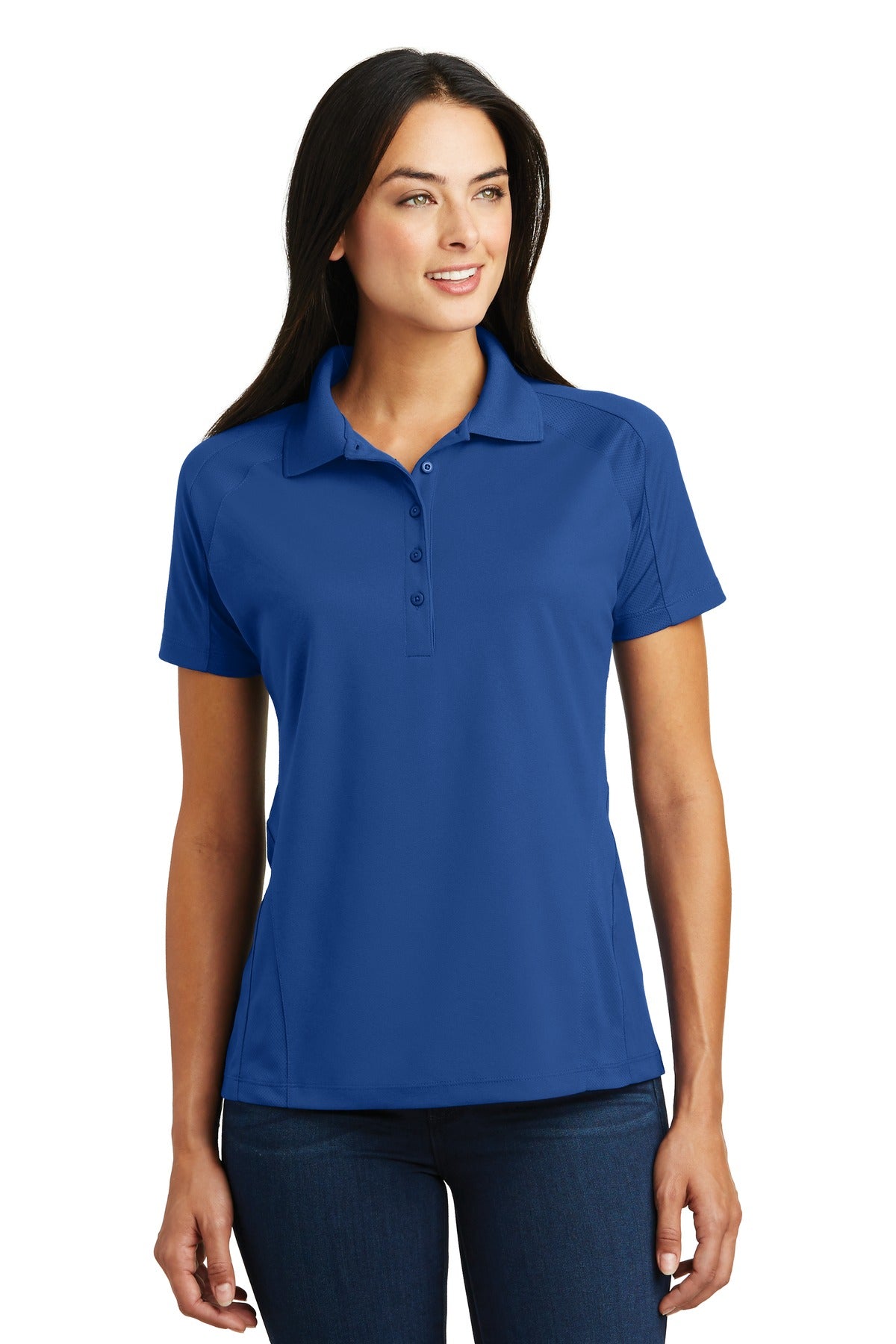 Custom Embroidered - Sport-Tek© Women's Dri-Mesh© Pro Polo. L474