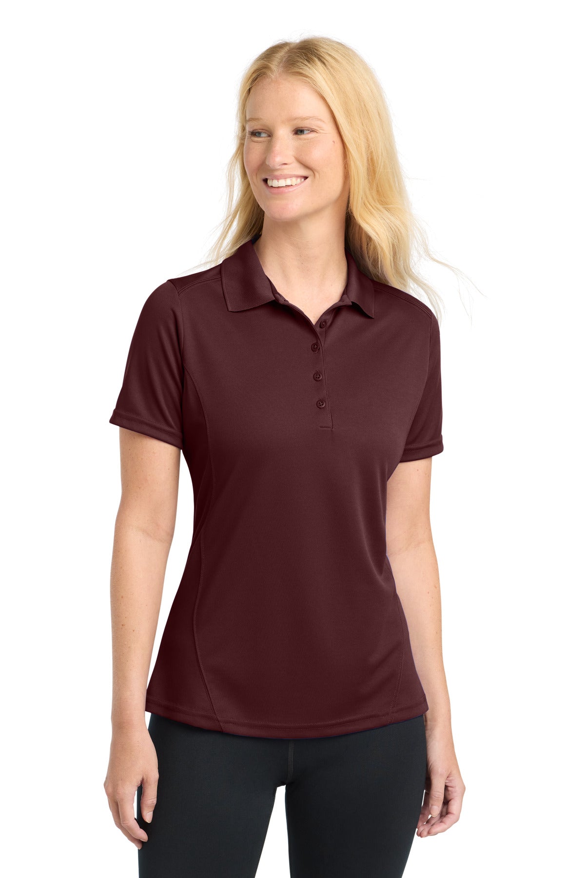 Custom Embroidery or DTF Print - Sport-Tek ® Women's Dry Zone ® Raglan Accent Polo. L475