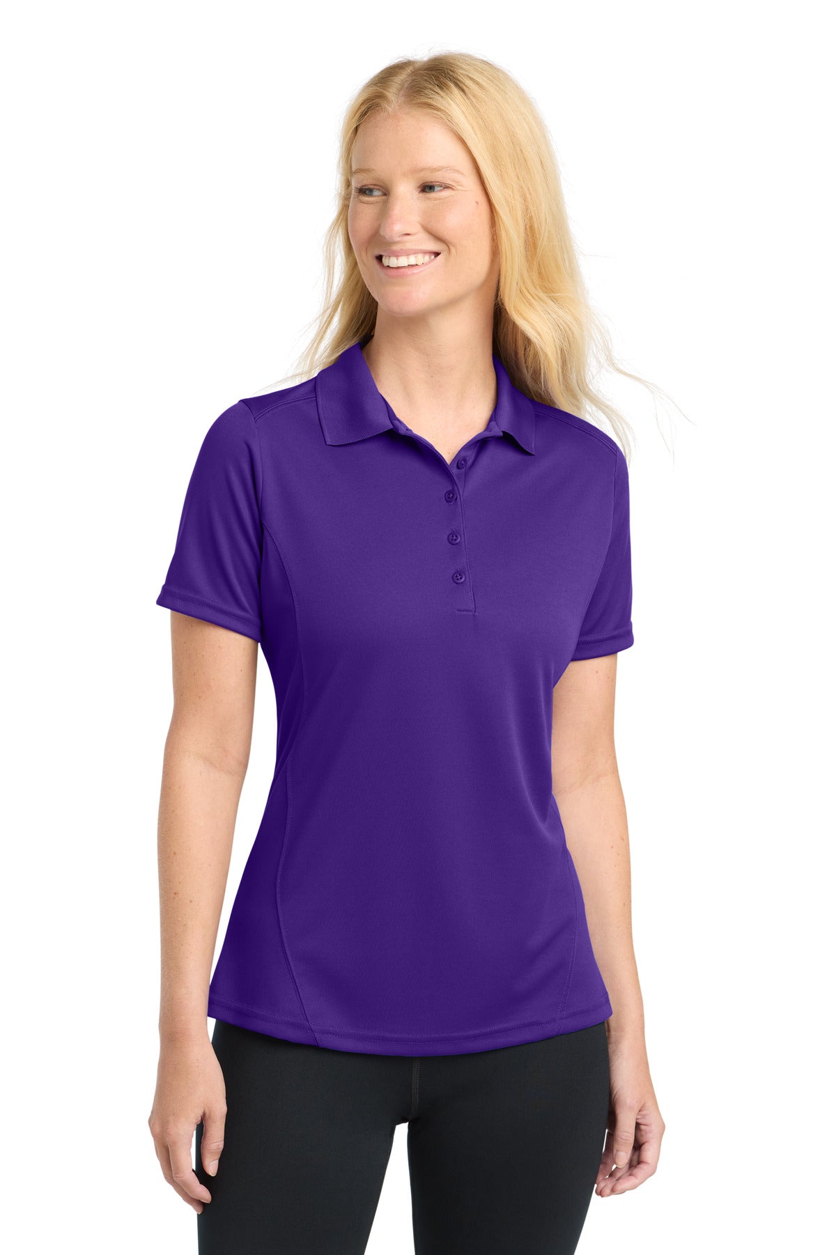 Custom Embroidery or DTF Print - Sport-Tek ® Women's Dry Zone ® Raglan Accent Polo. L475