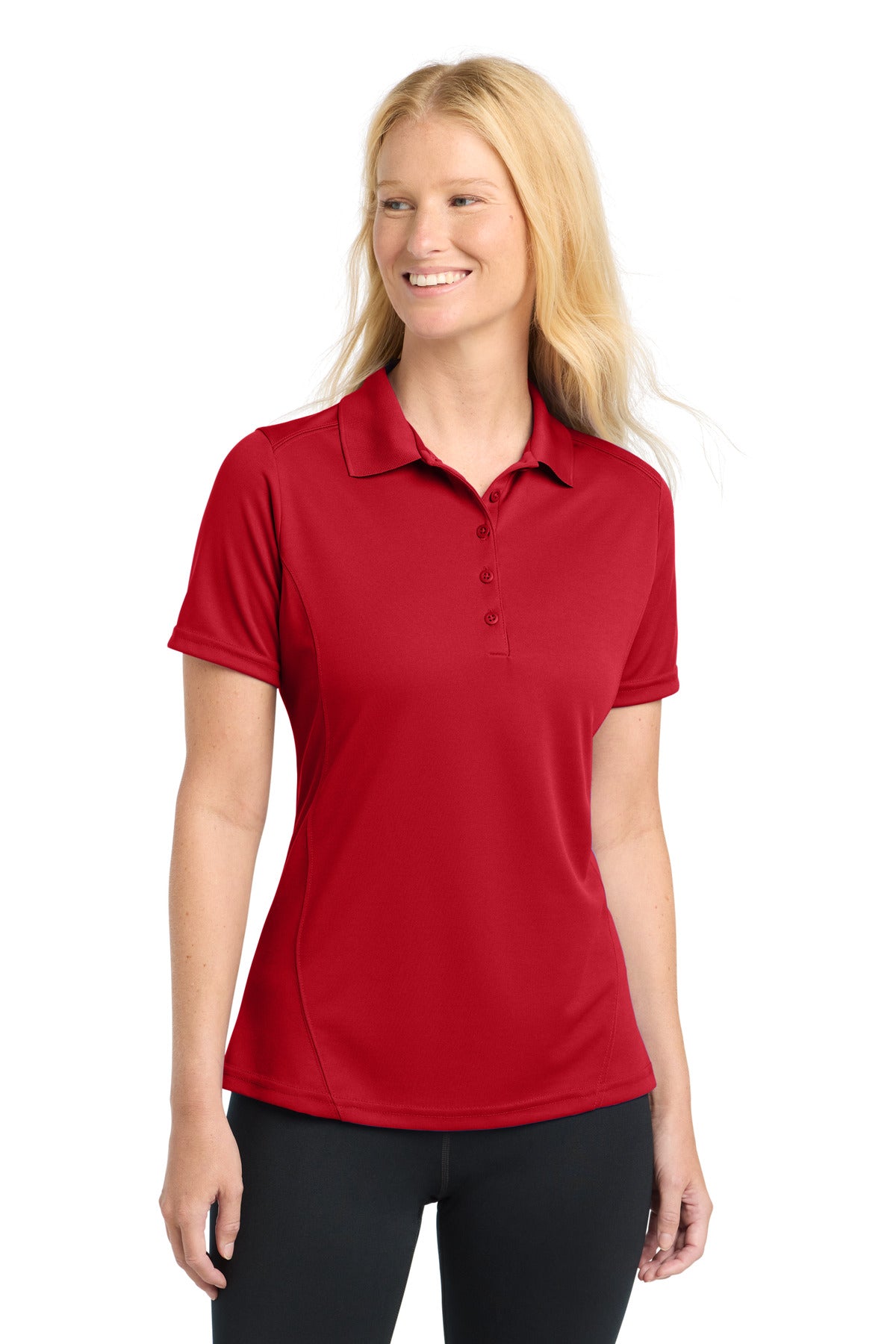 Custom Embroidery or DTF Print - Sport-Tek ® Women's Dry Zone ® Raglan Accent Polo. L475