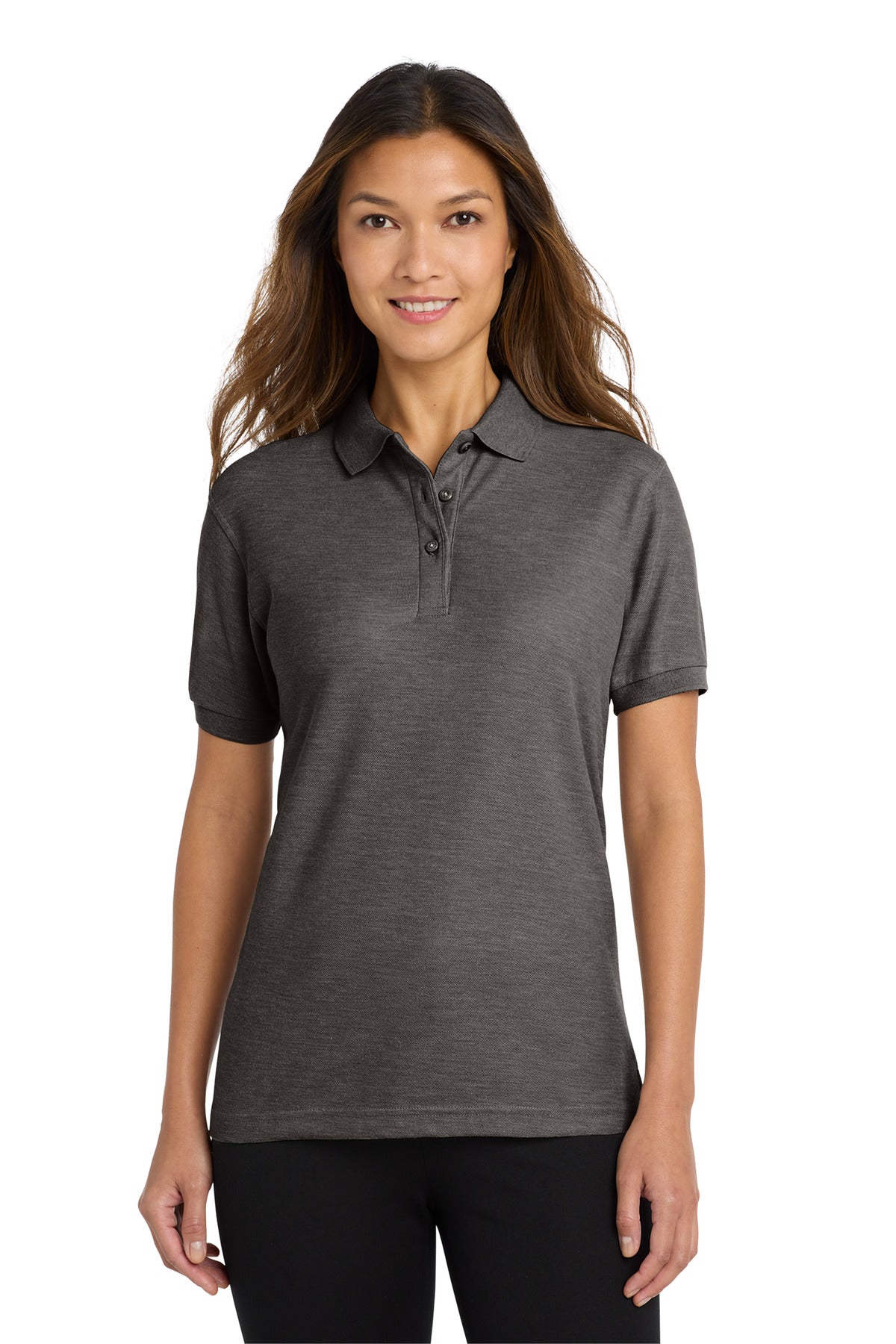 Custom Embroidery or DTF Print - Port Authority ® Women's Silk Touch™ Polo. L500