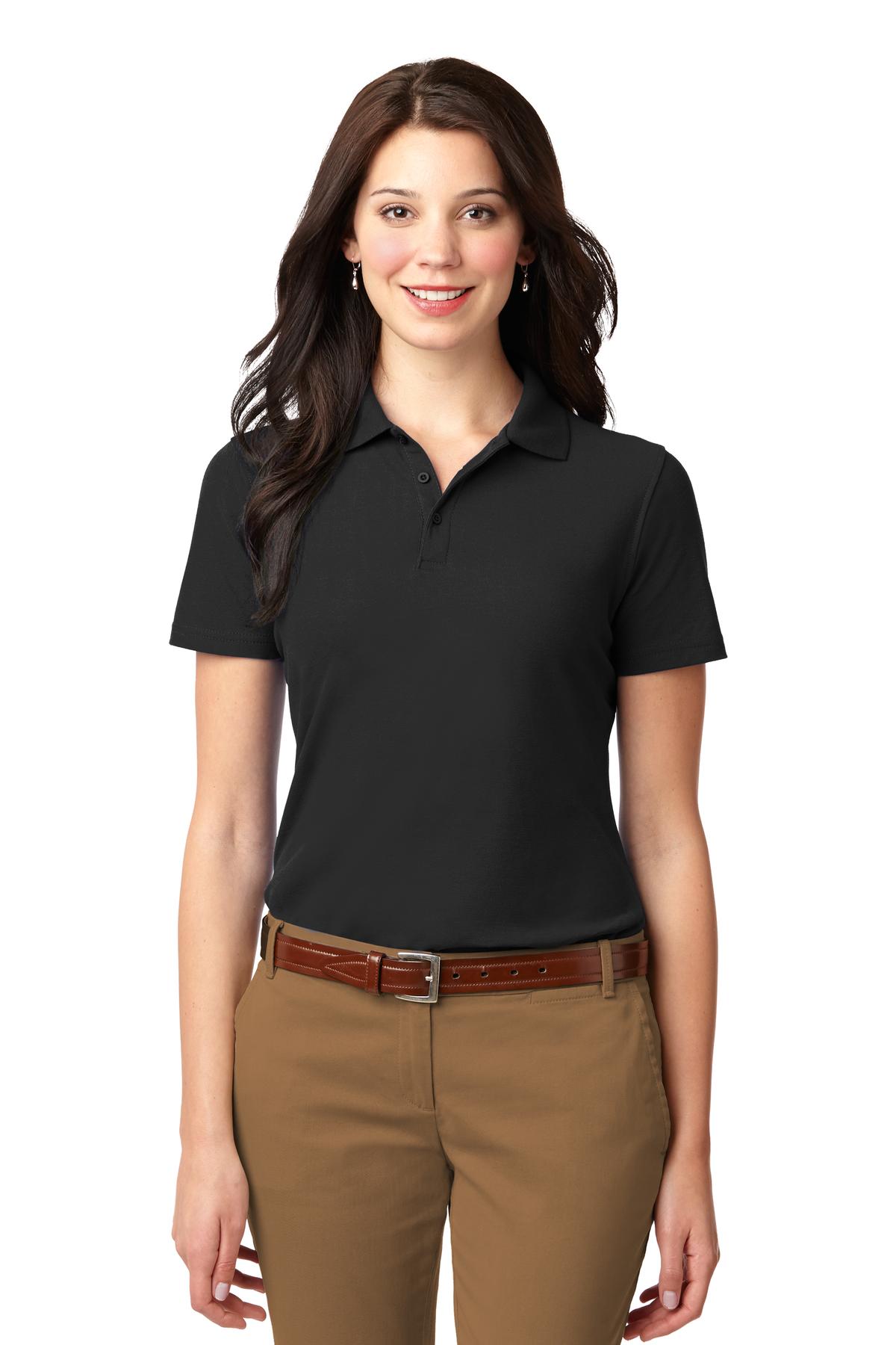 Custom Embroidery or DTF Print - Port Authority ® Women's Stain-Resistant Polo. L510