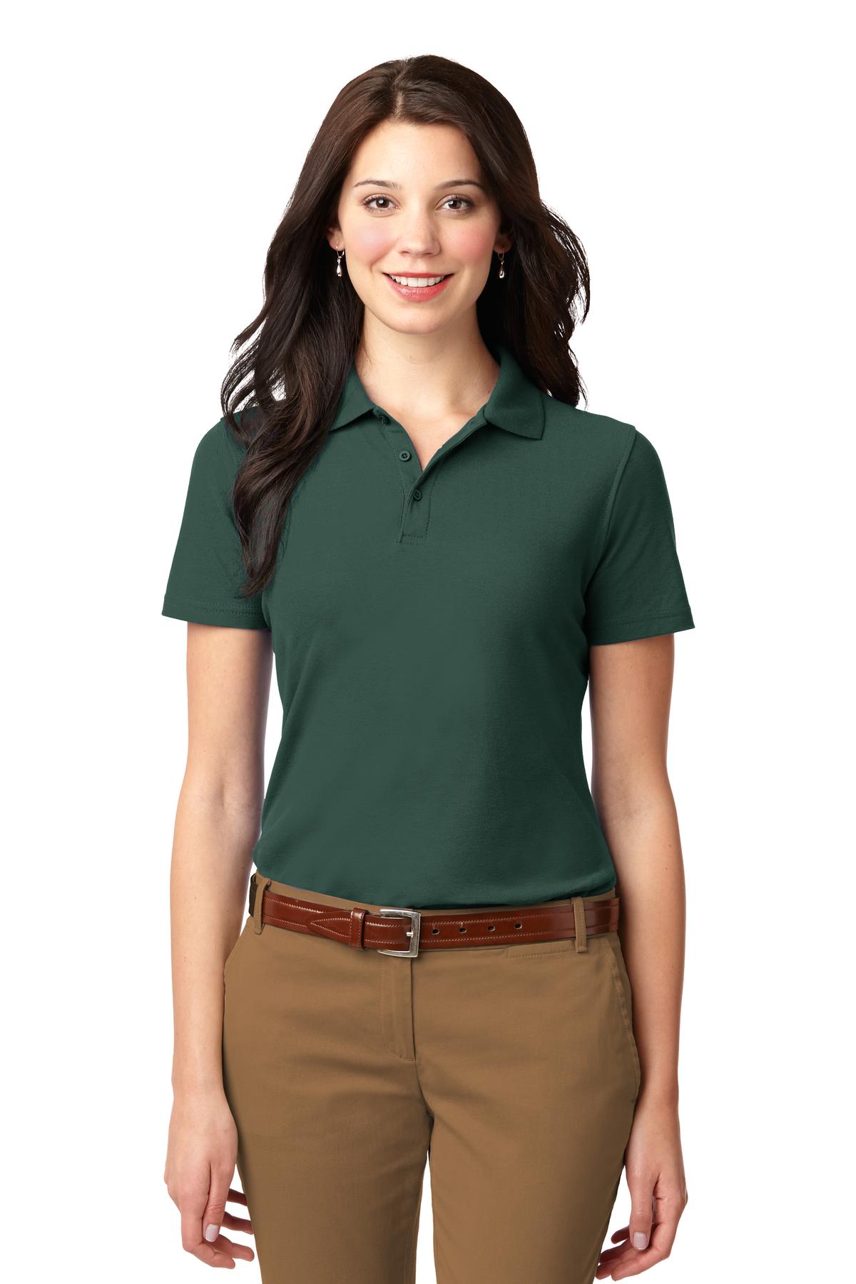 Custom Embroidery or DTF Print - Port Authority ® Women's Stain-Resistant Polo. L510