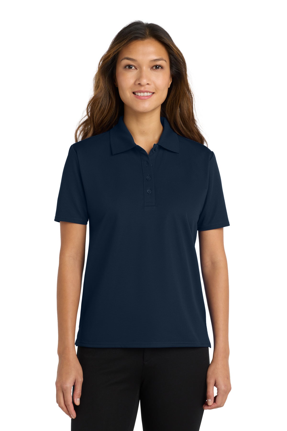 Custom Embroidered - Port Authority© Women's Dry Zone© Ottoman Polo.  L525